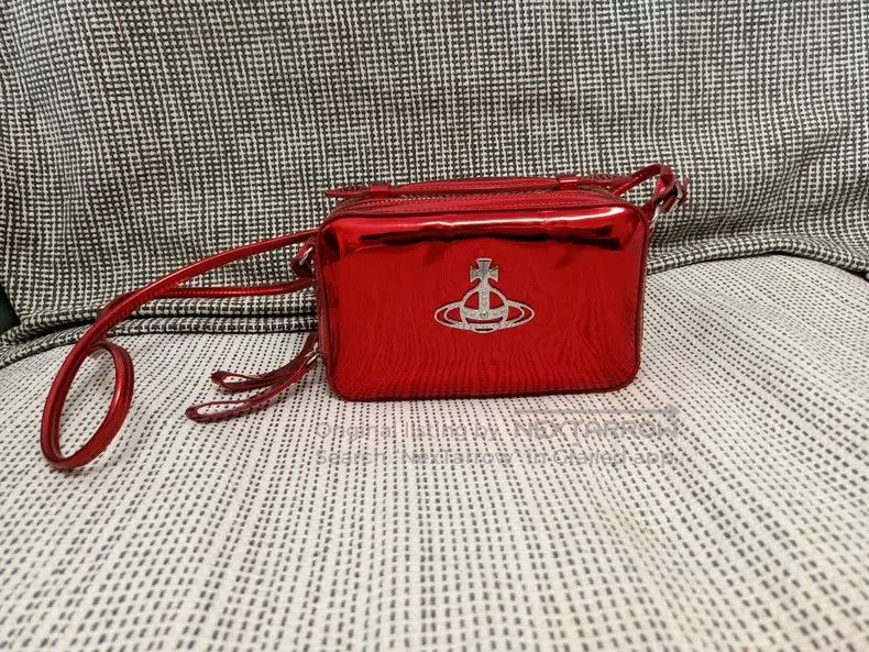 Vivienne Westwood Vivienne Westwood size os Patent leather red bag, Saturn lo Size ONE SIZE - 1 Thumbnail