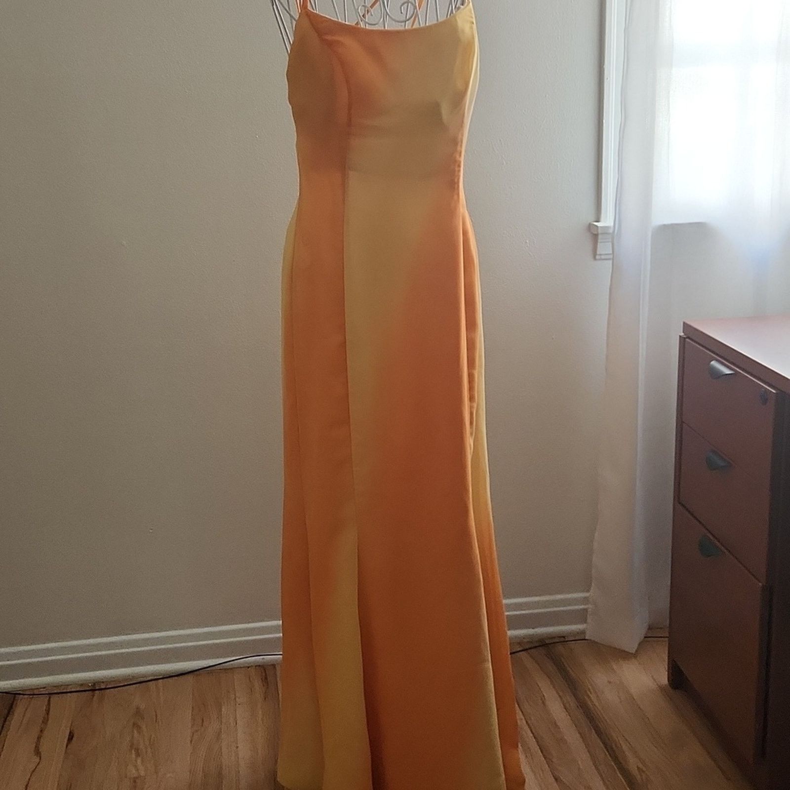 Handmade Orange Dress Size M / US 6-8 / IT 42-44 - 7 Thumbnail