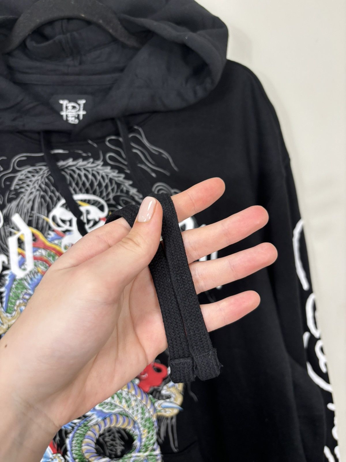 Ed Hardy Ed Hardy Chinese Dragon Tattoo Logo NEW Black Hype Hoodie Size US XL / EU 56 / 4 - 5 Thumbnail