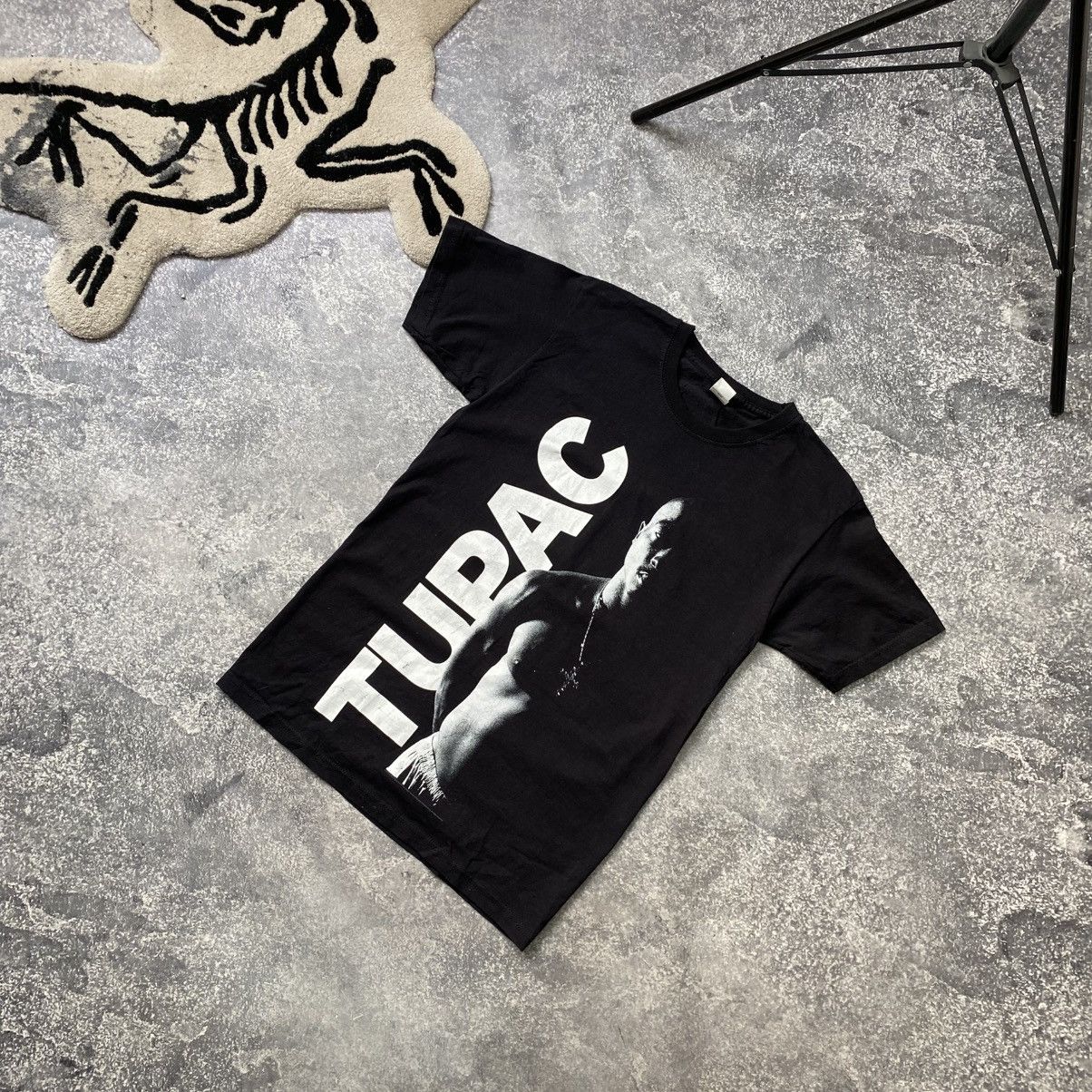 Rap Tees Vintage Tupac 2Pac Big Logo 2016 rap black tee Size US S / EU 44-46 / 1 - 1 Thumbnail