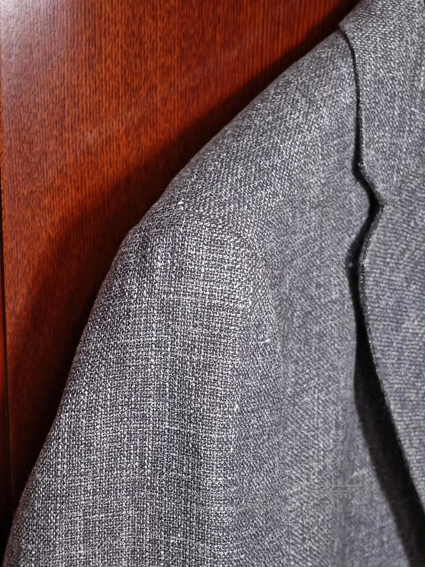 Tonello Italian Gray Wool-Linen Blazer. Size US M / EU 48-50 / 2 - 3 Thumbnail