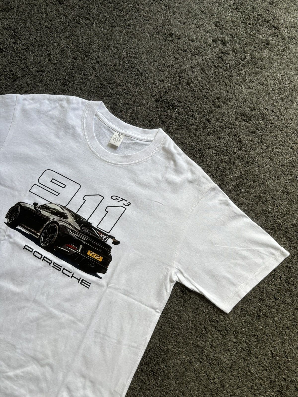 Porsche Design × Vintage Vintage racing Porsche 911 GT3 heavyweight white tee Size US M / EU 48-50 / 2 - 2 Thumbnail