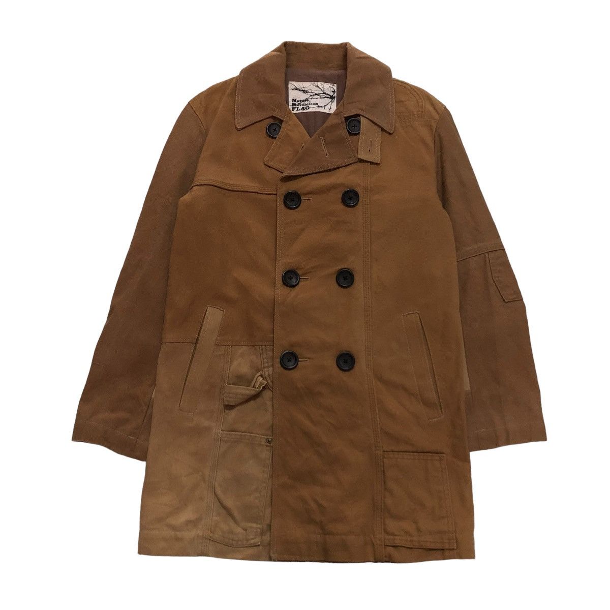 Japanese Brand 🔥VINTAGE DETROIT DUCK CANVAS CHORE JACKET NRF HIDDEN COLLAR Size US S / EU 44-46 / 1 - 1 Thumbnail