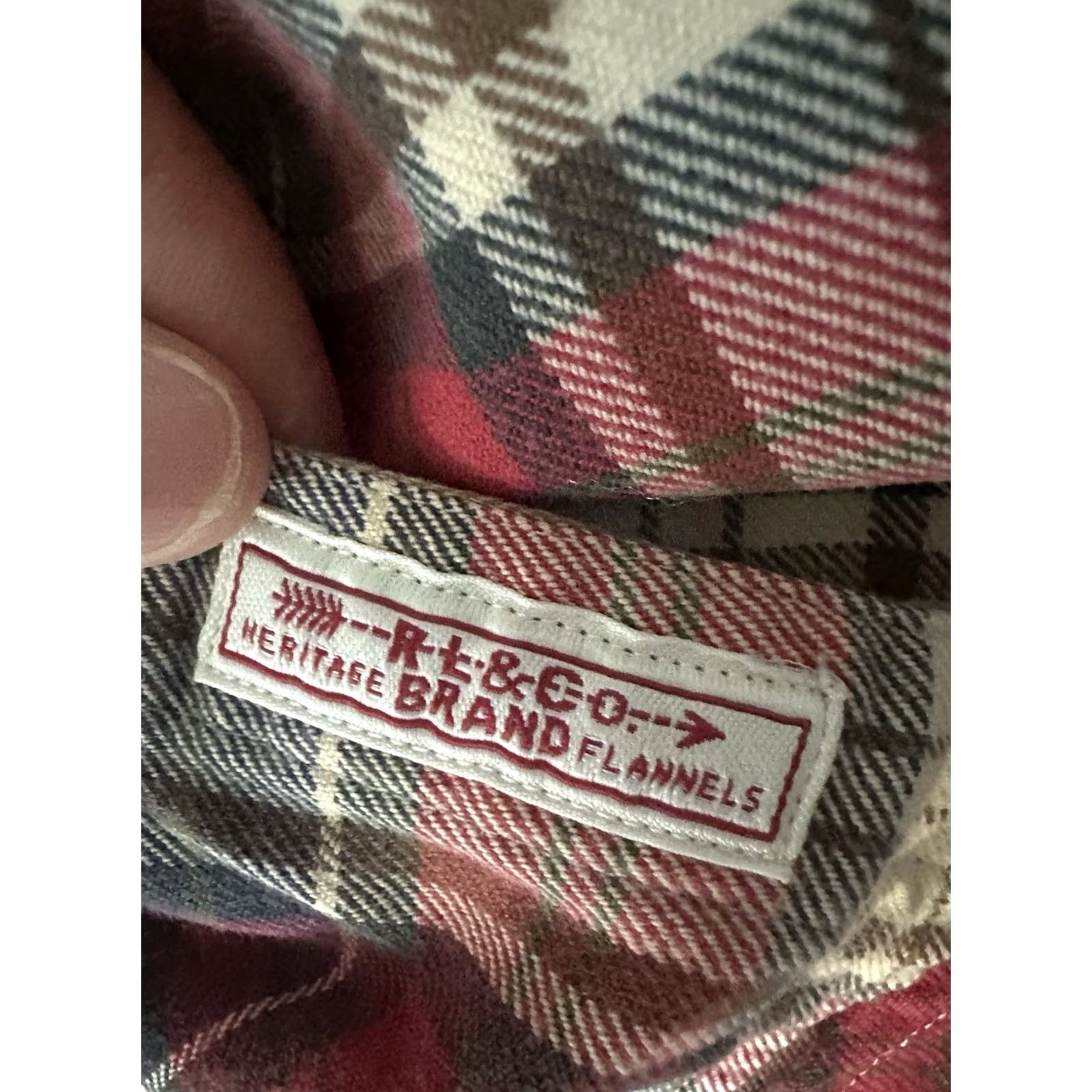 Polo Ralph Lauren VINTAGE 90s Polo Ralph Lauren Shirt Men Large Red Plaid Flannel Button Up Hoodie Size US L / EU 52-54 / 3 - 5 Thumbnail