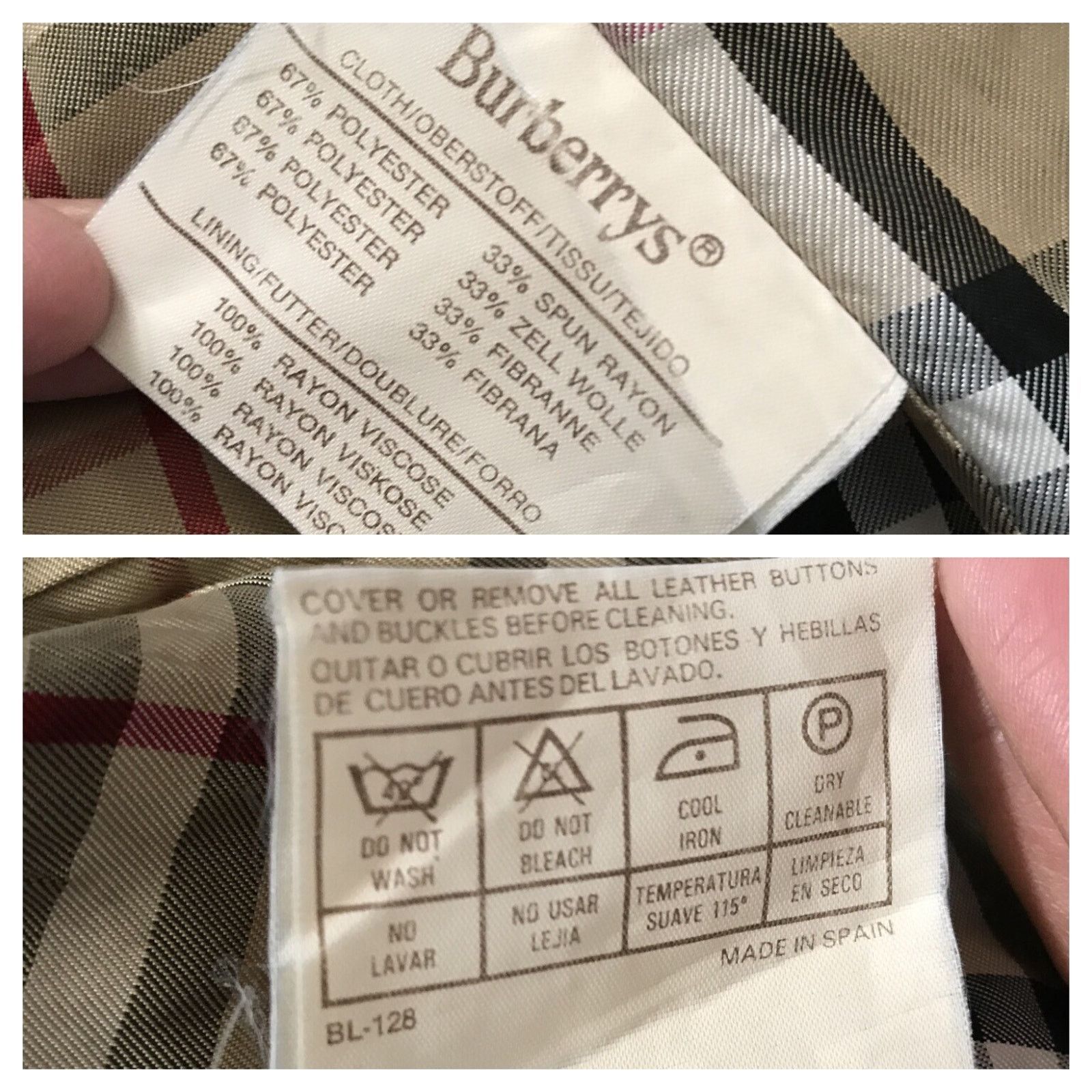 Burberry vintage Burberry's Trench Coat jacket Nova Check overcoat Size US XL / EU 56 / 4 - 8 Thumbnail