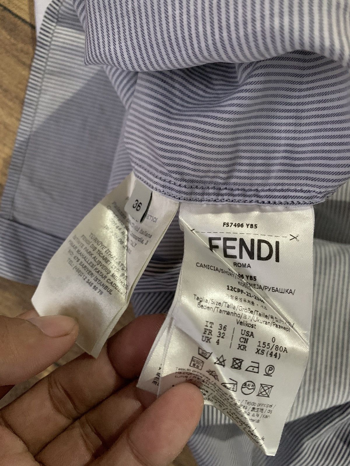 Fendi Fendi strips blouse Size M / US 6-8 / IT 42-44 - 8 Thumbnail