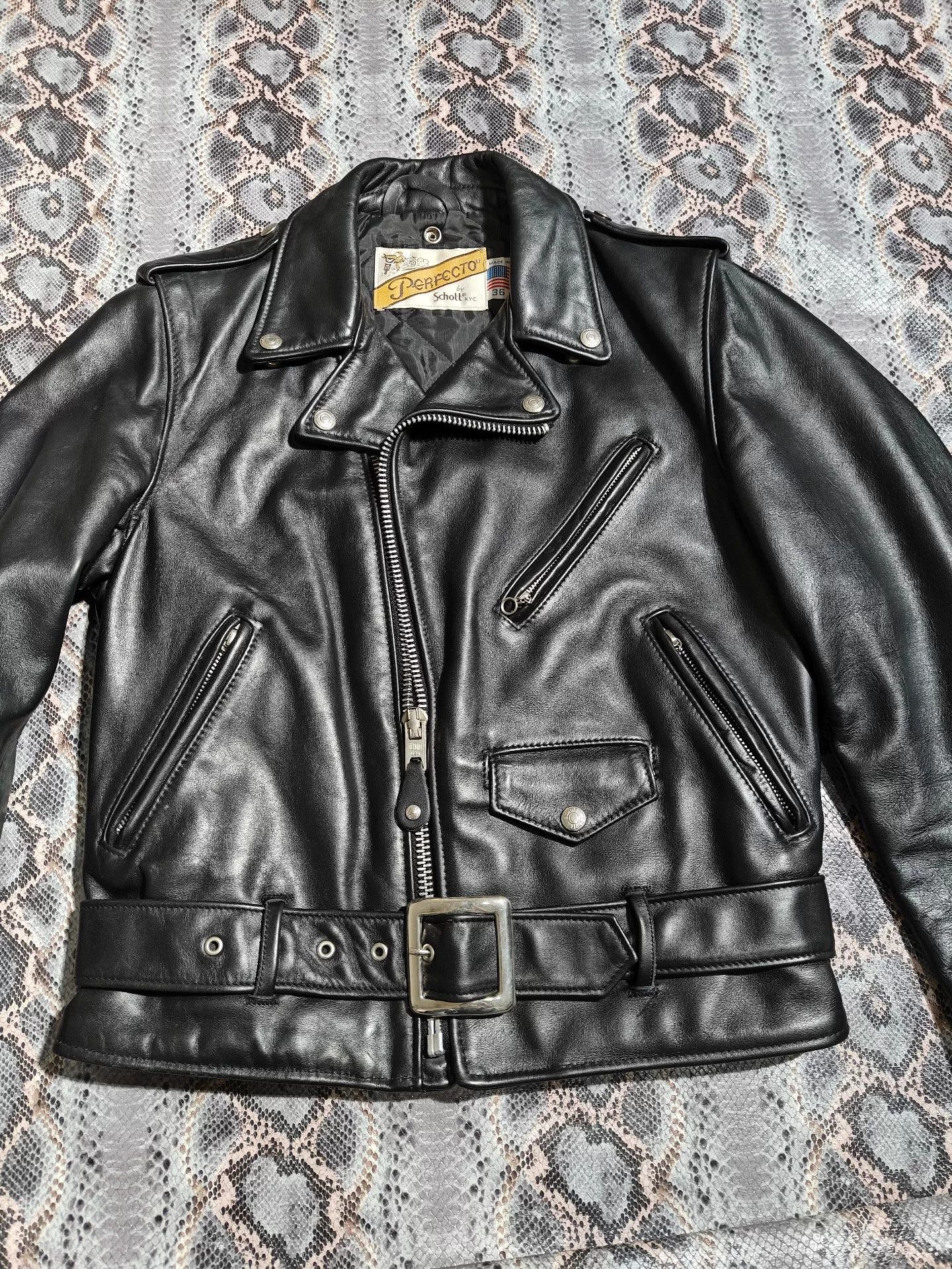 Schott Schott NYC Perfecto Black Biker Jacket Size US M / EU 48-50 / 2 - 1 Thumbnail