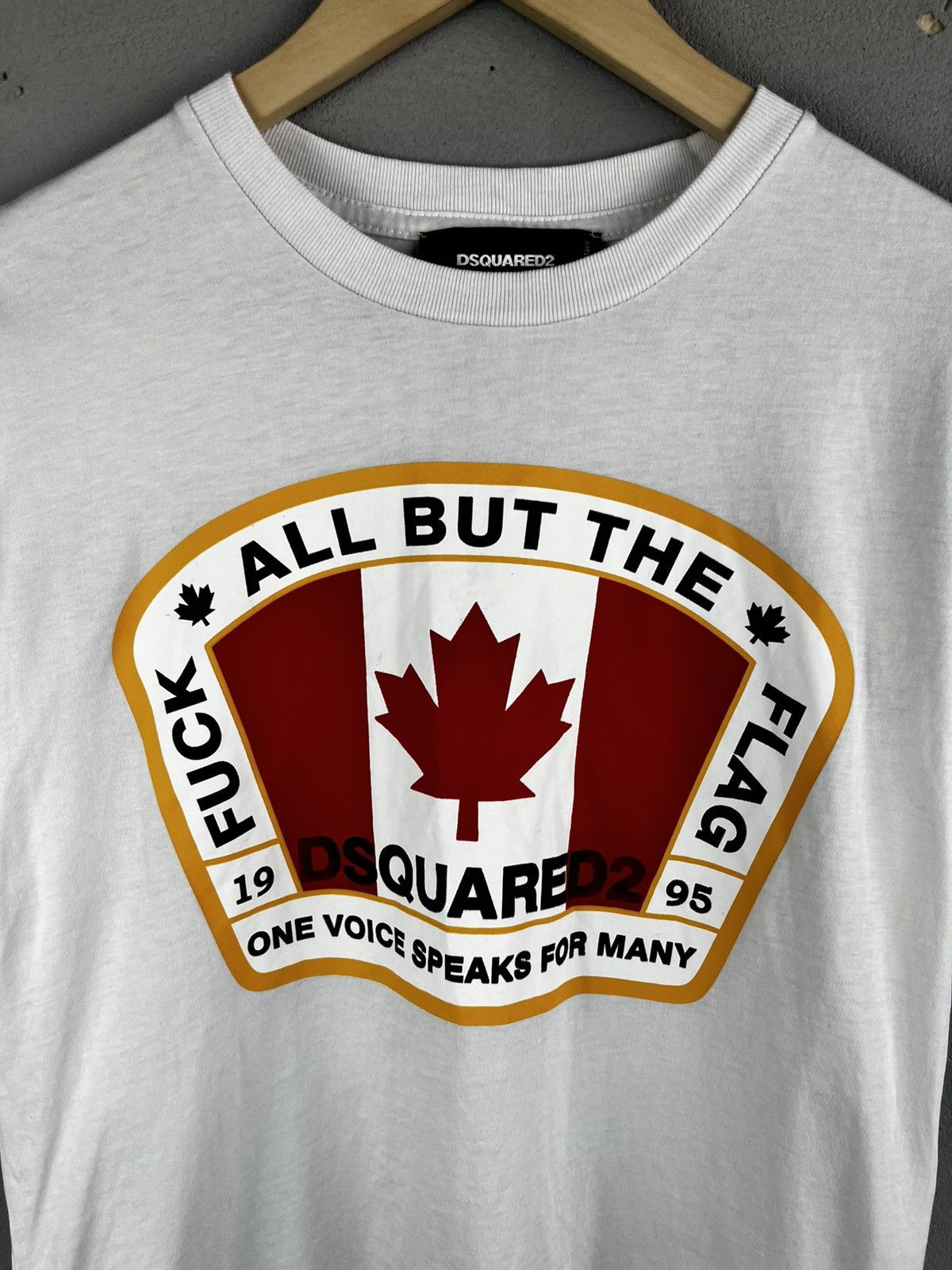 Dsquared2 Dsquared2 Canada F@ck All But The Flag Y2K T-Shirt Rare Size US M / EU 48-50 / 2 - 2 Thumbnail