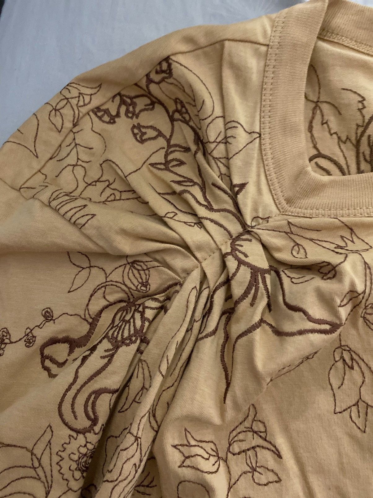 Dries Van Noten Dries Van Noten Floral Embroidered T-Shirt size S Size S / US 4 / IT 40 - 6 Thumbnail