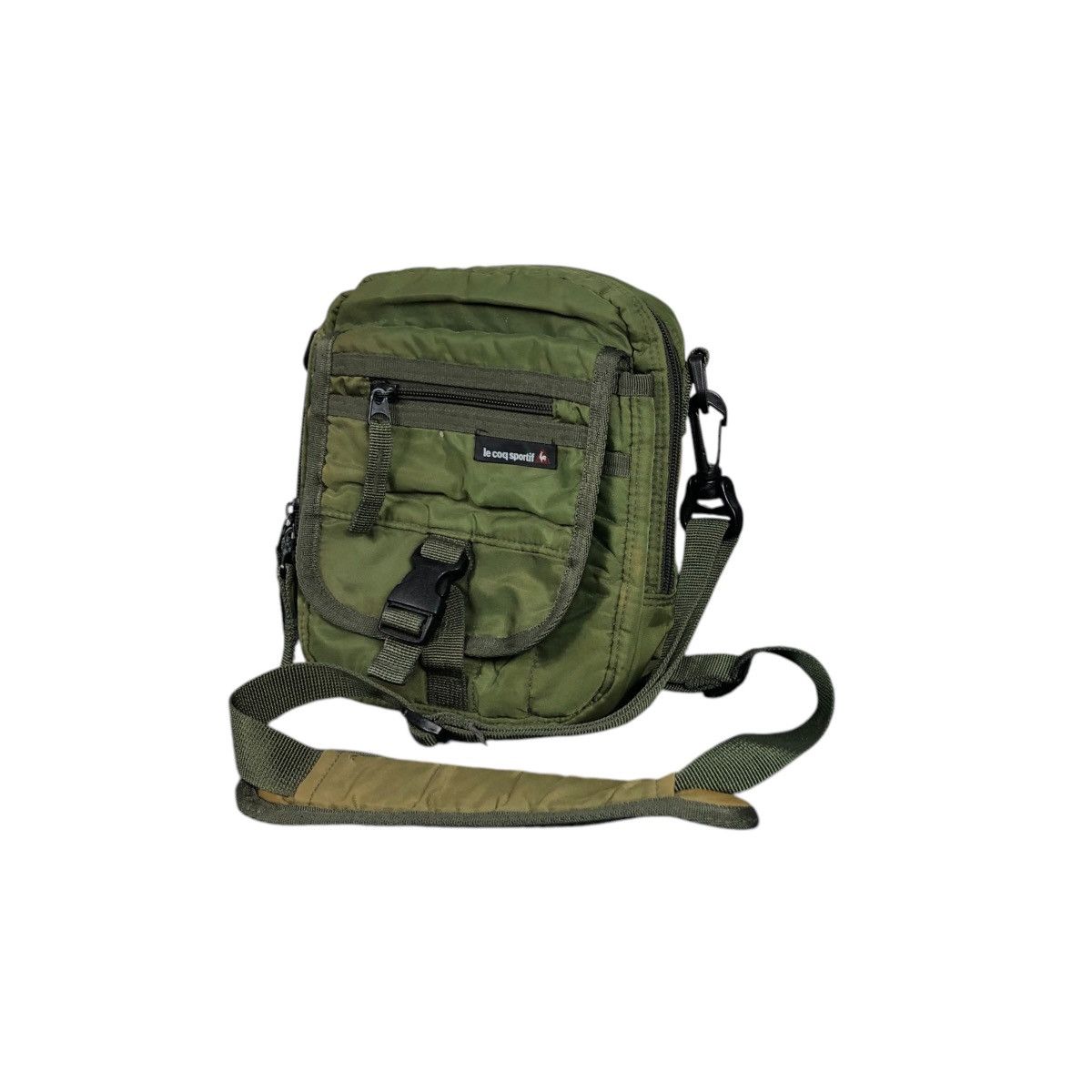 Japanese Brand 📌Vintage Sling Bag Le Coq Sportif Multi Pocket Size ONE SIZE - 3 Thumbnail