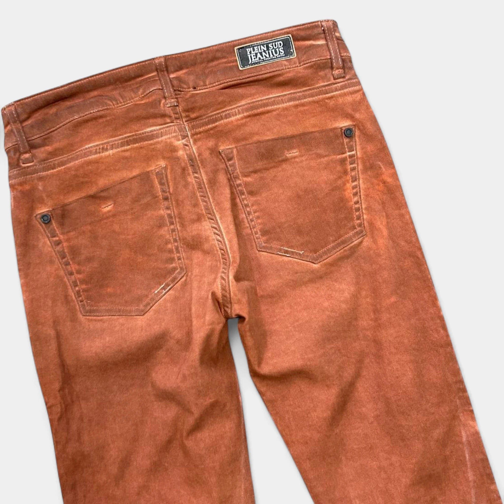 plein sud Plein Sud Terracota Denim Skinny Pants Size 28" / US 6 / IT 42 - 4 Thumbnail