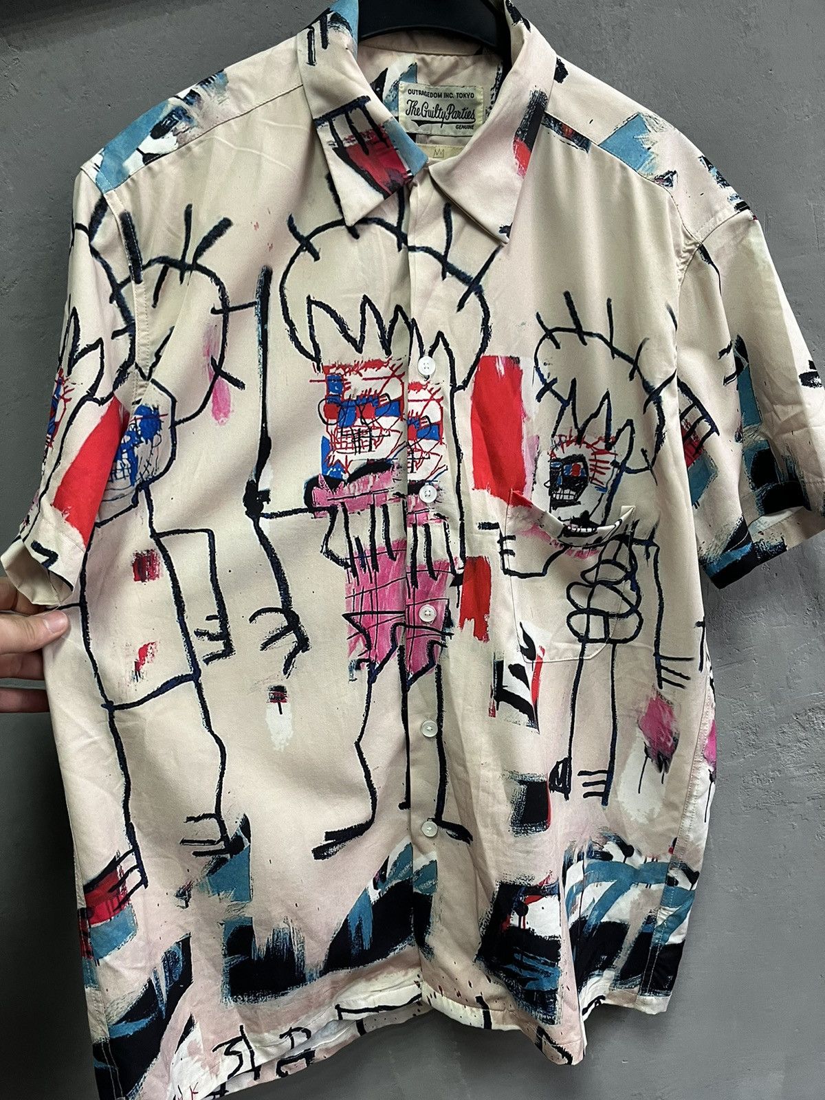Japanese Brand × Wacko Maria Wacko Maria Basquiat Hawaiian shirt L under the water one Size US L / EU 52-54 / 3 - 2 Thumbnail
