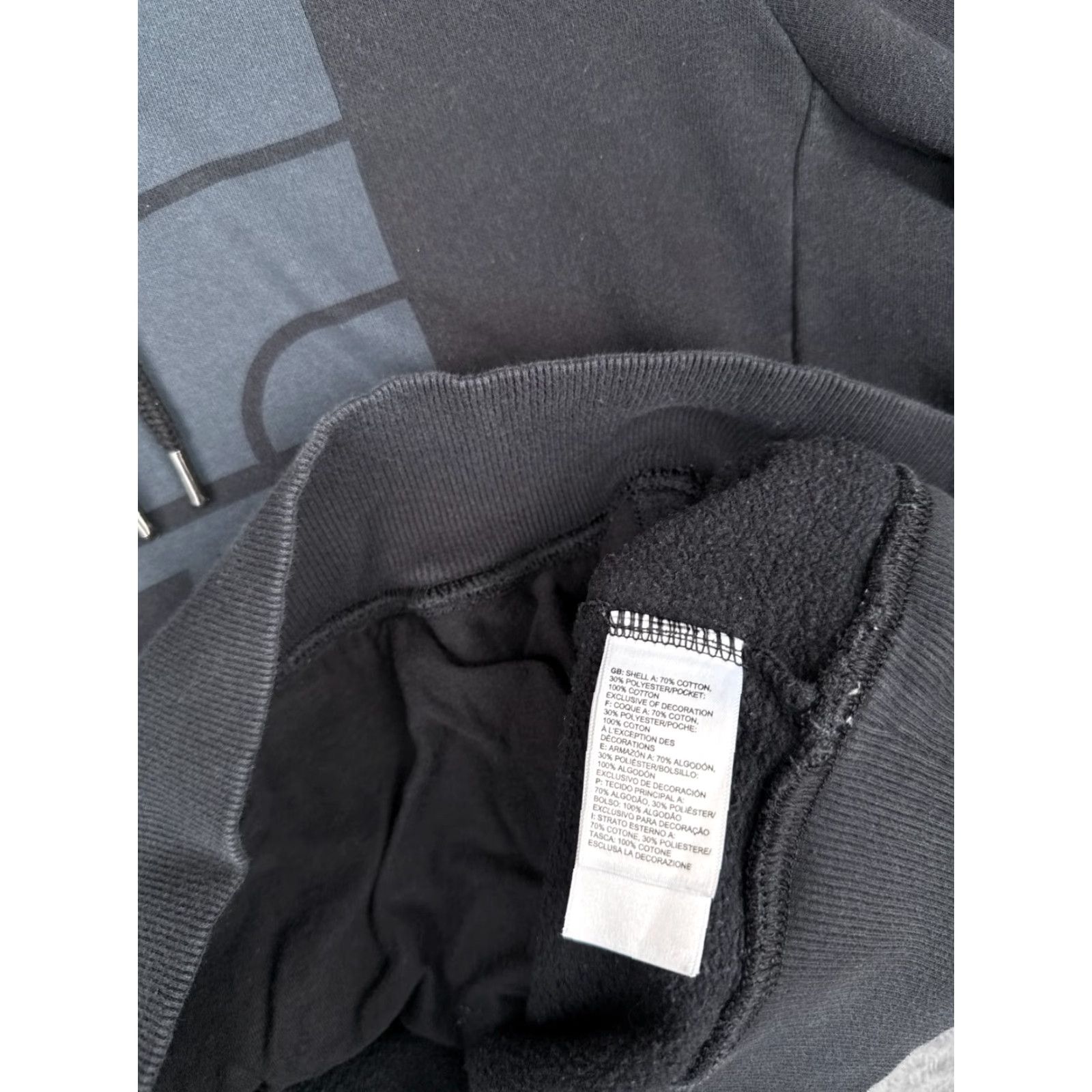 The North Face The North Face Hoodie Women S Black Pullover Pockets Cotton Blend Logo Crew Neck Sweatshirt Activewear Size S / US 4 / IT 40 - 7 Thumbnail