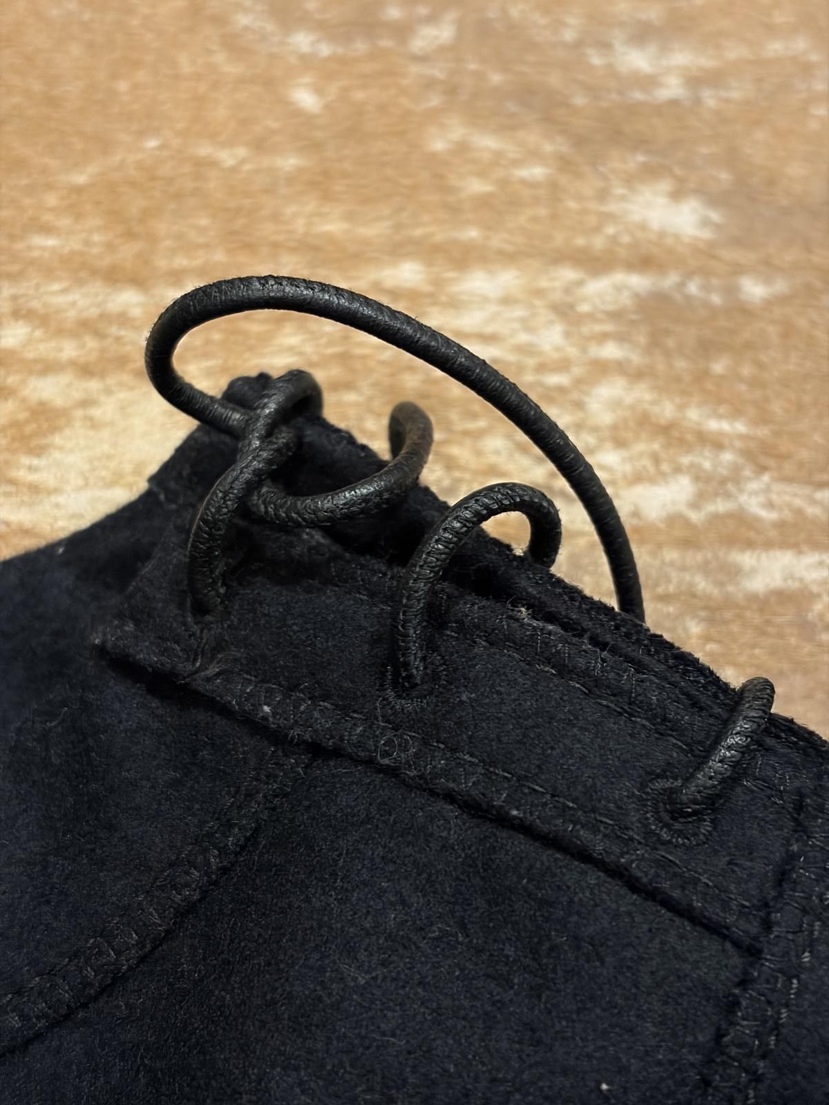 Tom Ford Tom Ford Black Wool-Silk Top with Leather Drawstring Detail Size S / US 4 / IT 40 - 5 Thumbnail