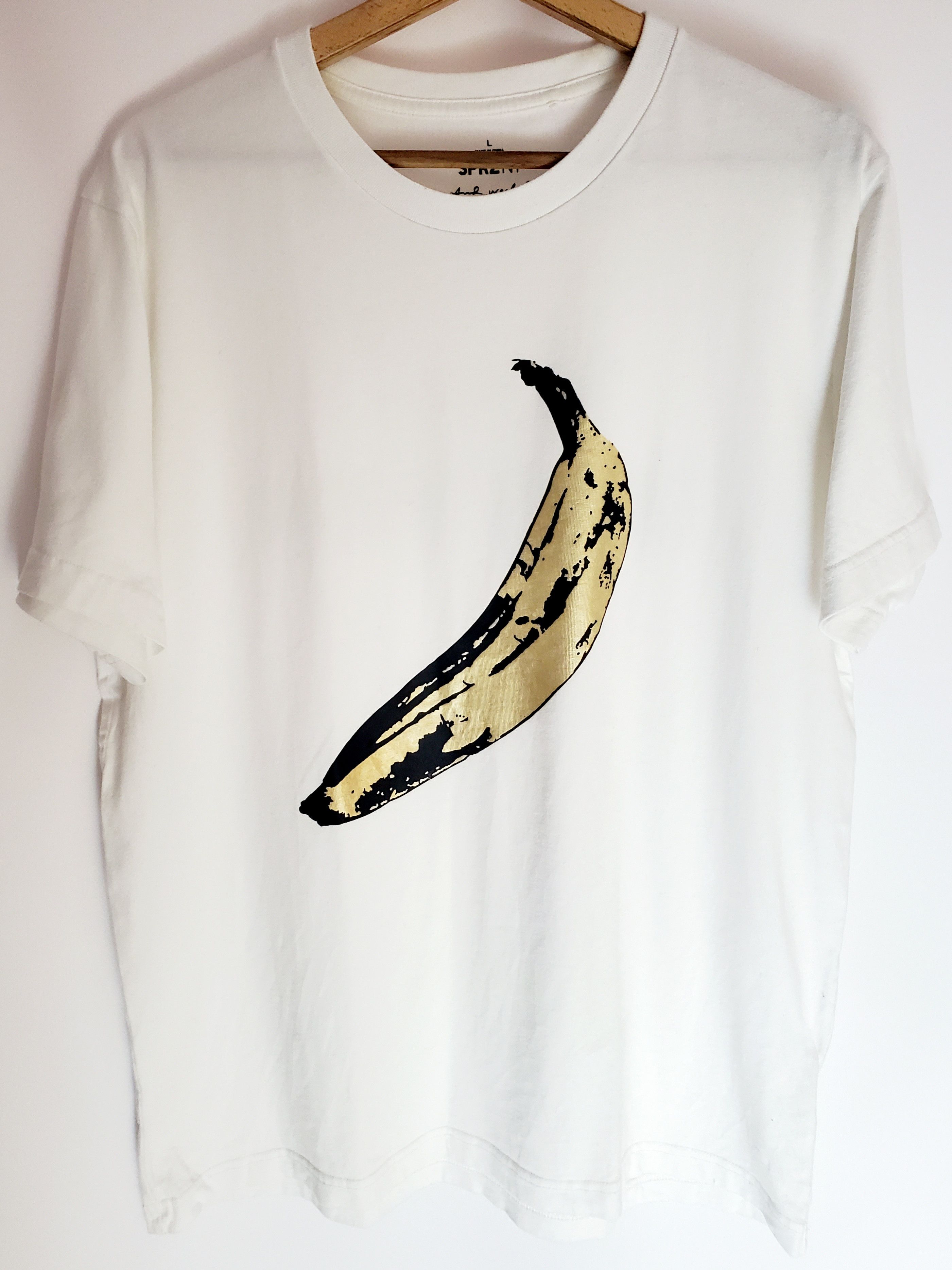 Andy Warhol x Uniqlo Banana Tshirt size L perfect condition