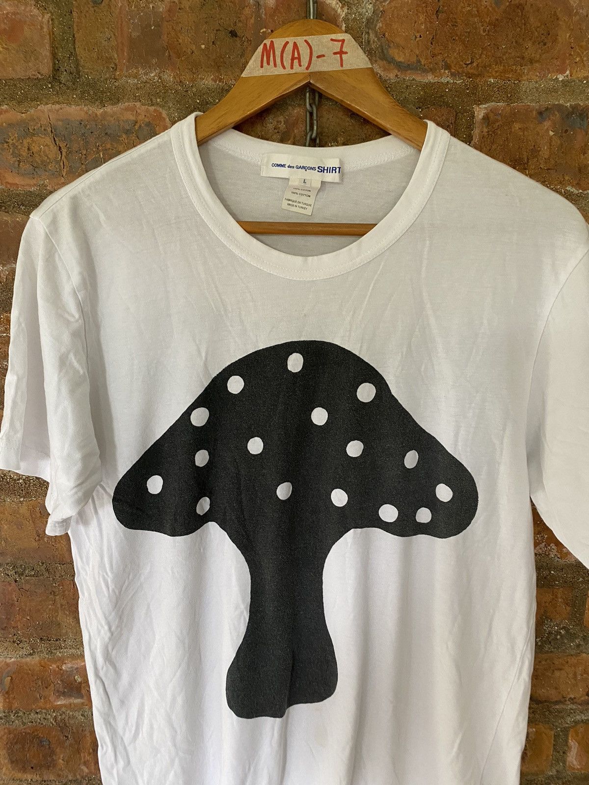 Comme des Garcons Homme Plus CDG x Brett Westfall mushroom tee Size US L / EU 52-54 / 3 - 4 Thumbnail