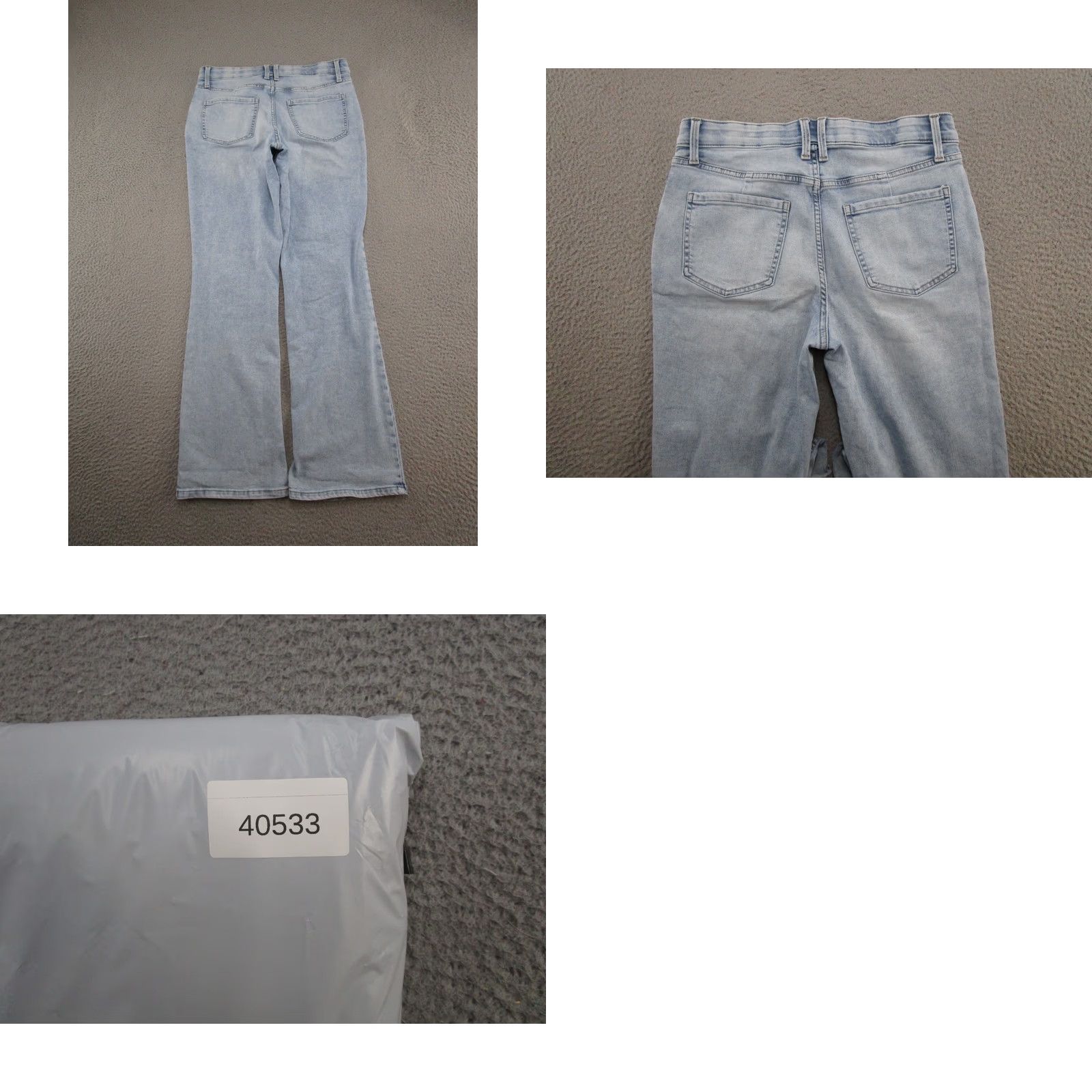 Vintage Maurices Original Fit High Rise Slim Bootcut Blue Jeans 12 Reg Women’s Denim 5-Pocket Stretch Polyester? Size 34" / US 12 / IT 48 - 9 Thumbnail