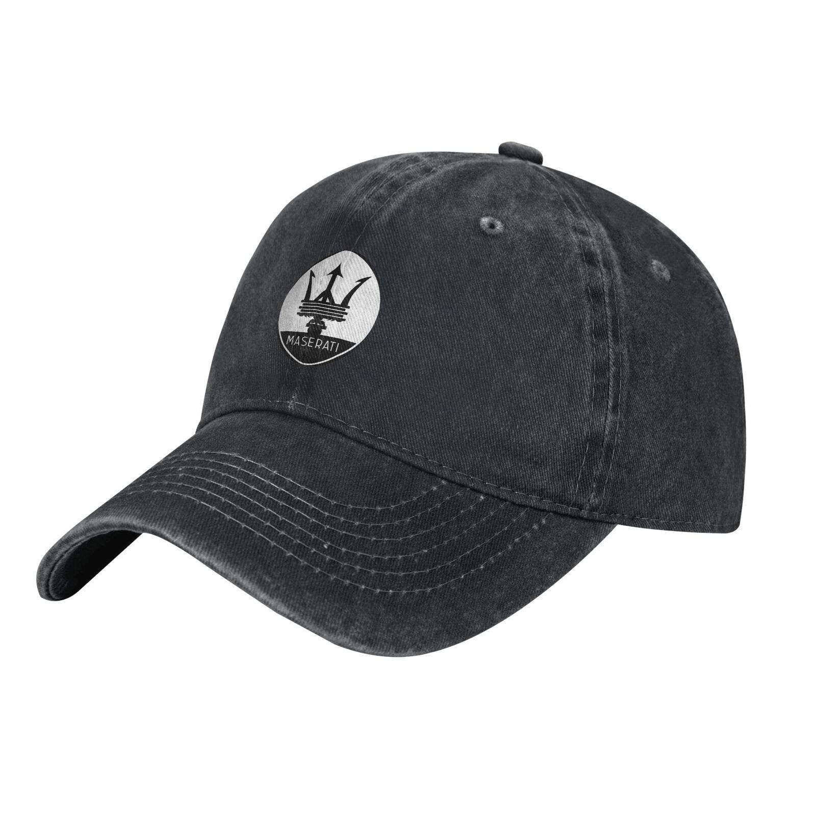 Maserati Maserati Classic Sports Style Baseball Cap Golf Hat Size ONE SIZE - 2 Thumbnail