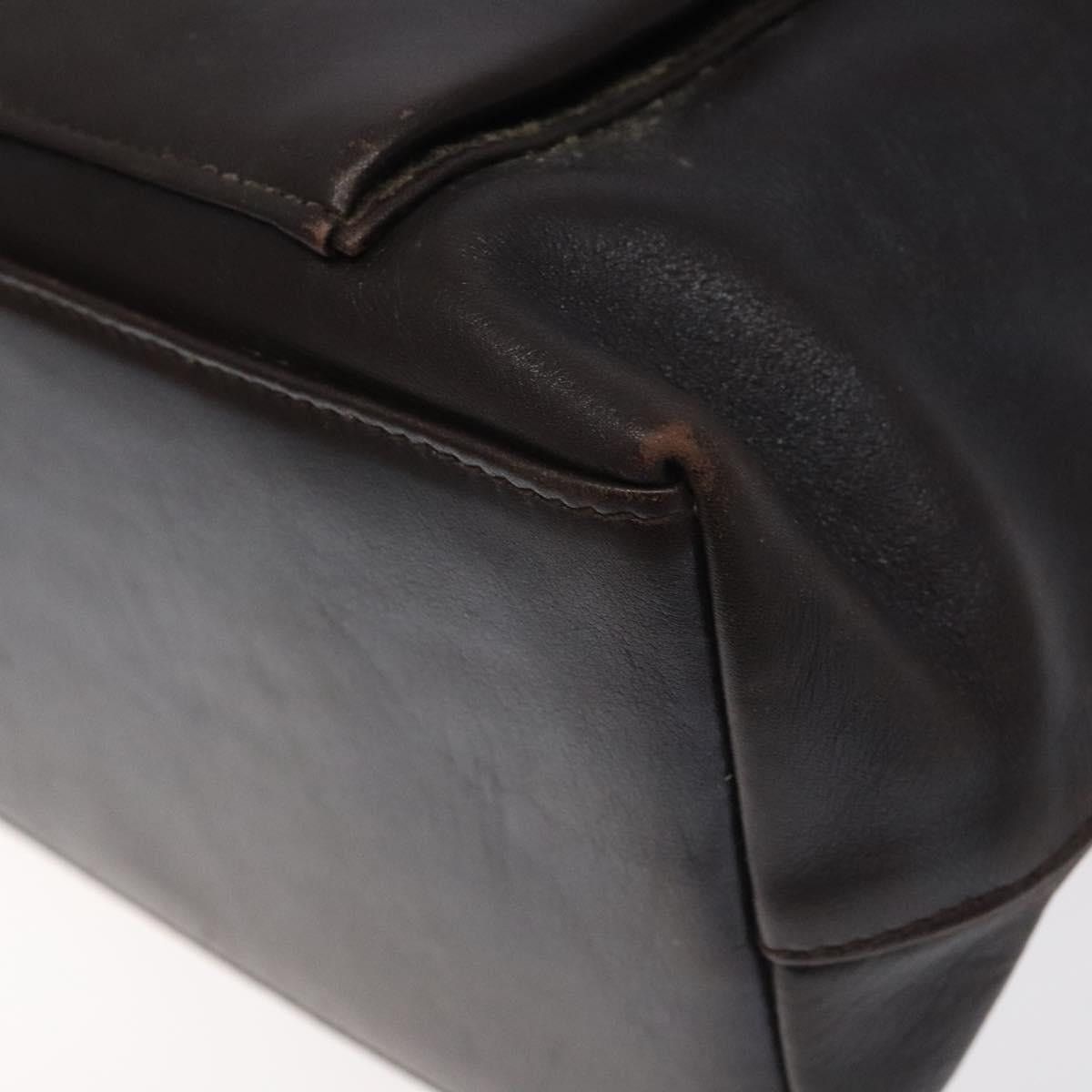Gucci GUCCI Bamboo Hand Bag Leather Dark Brown Gold Size ONE SIZE - 10 Thumbnail