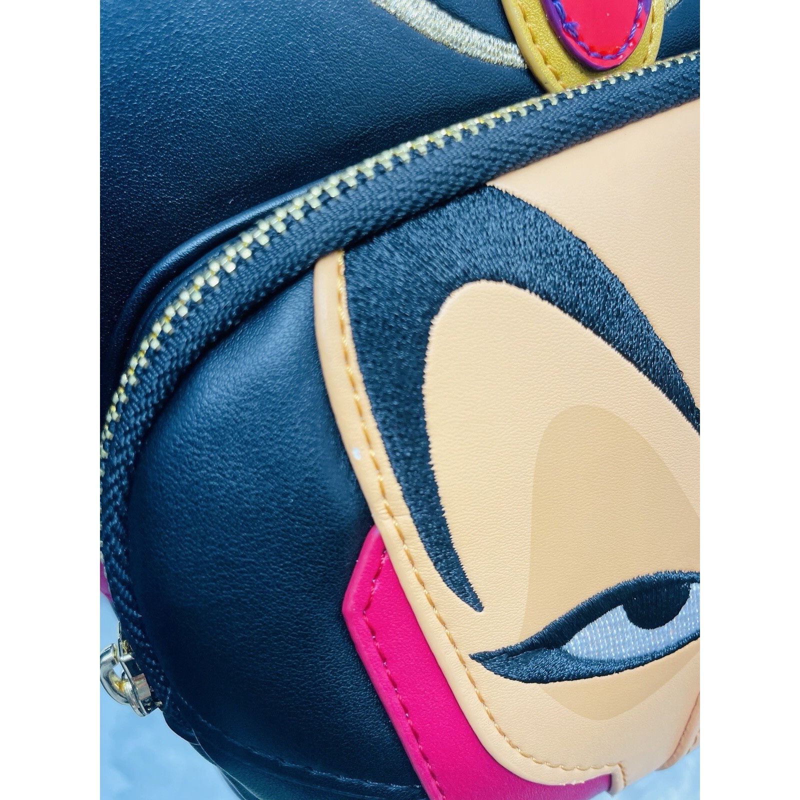 Disney Loungefly Disney Aladdin Jafar Cosplay Figural Face Mini Bac Size ONE SIZE - 4 Thumbnail