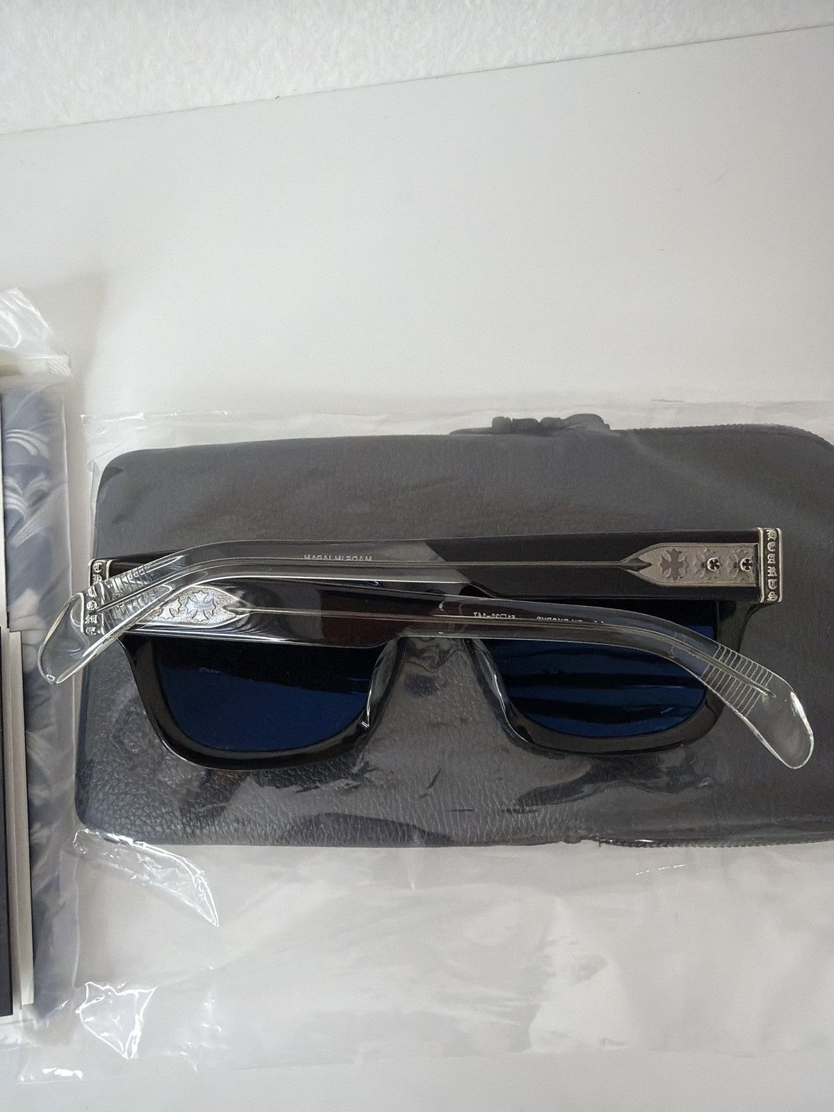 Chrome Hearts Chrome Hearts Dick Fitzener Sunglasses New Black Crystal Size ONE SIZE - 5 Thumbnail