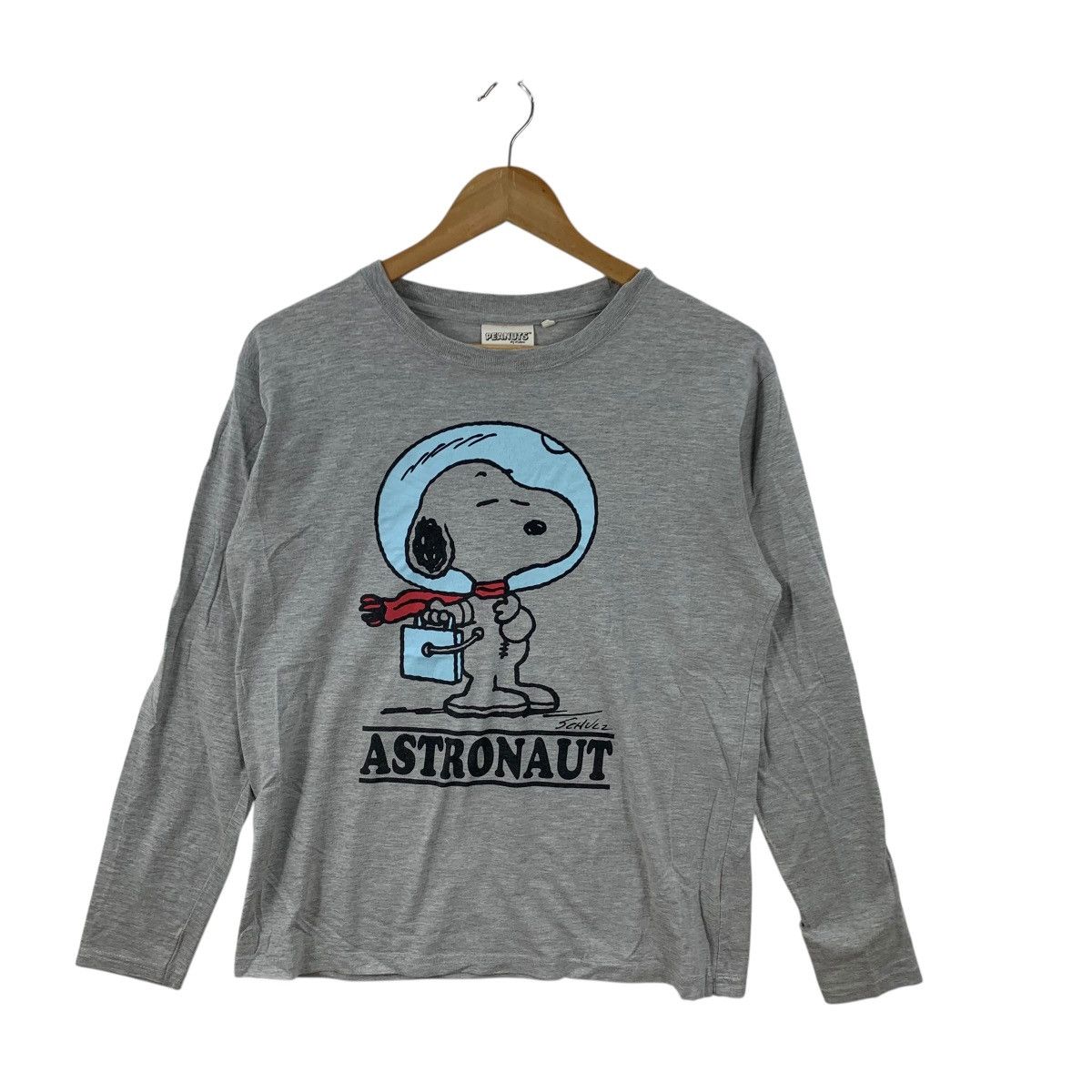 Peanuts PEANUTS SNOOPY ASTRONAUT Schulz Comic Tee Shirt Top Strip Size US L / EU 52-54 / 3 - 4 Thumbnail