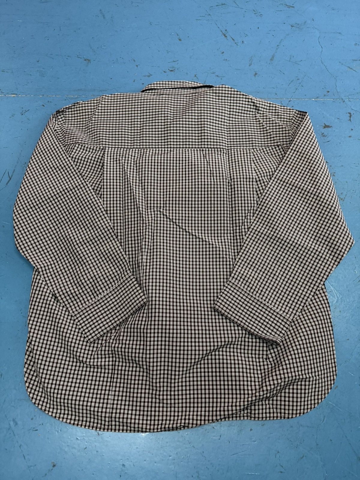 Balenciaga BALENCIAGA 2017” BROWN CHECKERER SHIRT Size US L / EU 52-54 / 3 - 2 Thumbnail