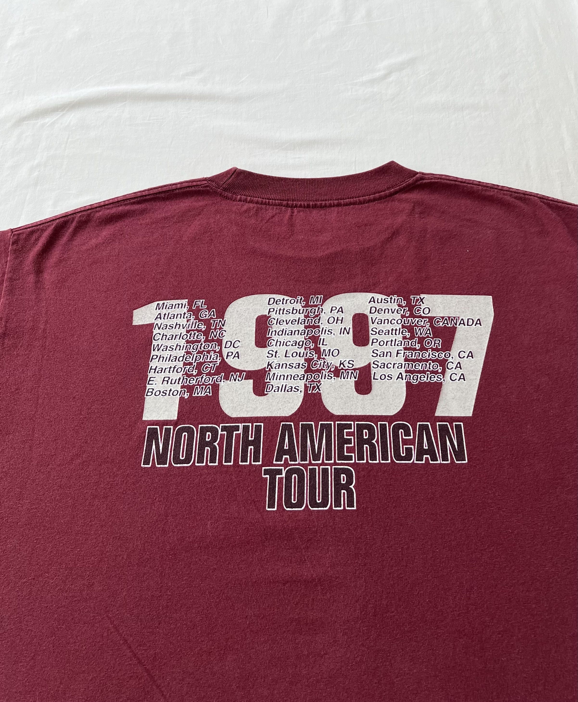 Band Tees Vintage 1997 Rage Against The Machine North American Tour Size US XL / EU 56 / 4 - 11 Thumbnail