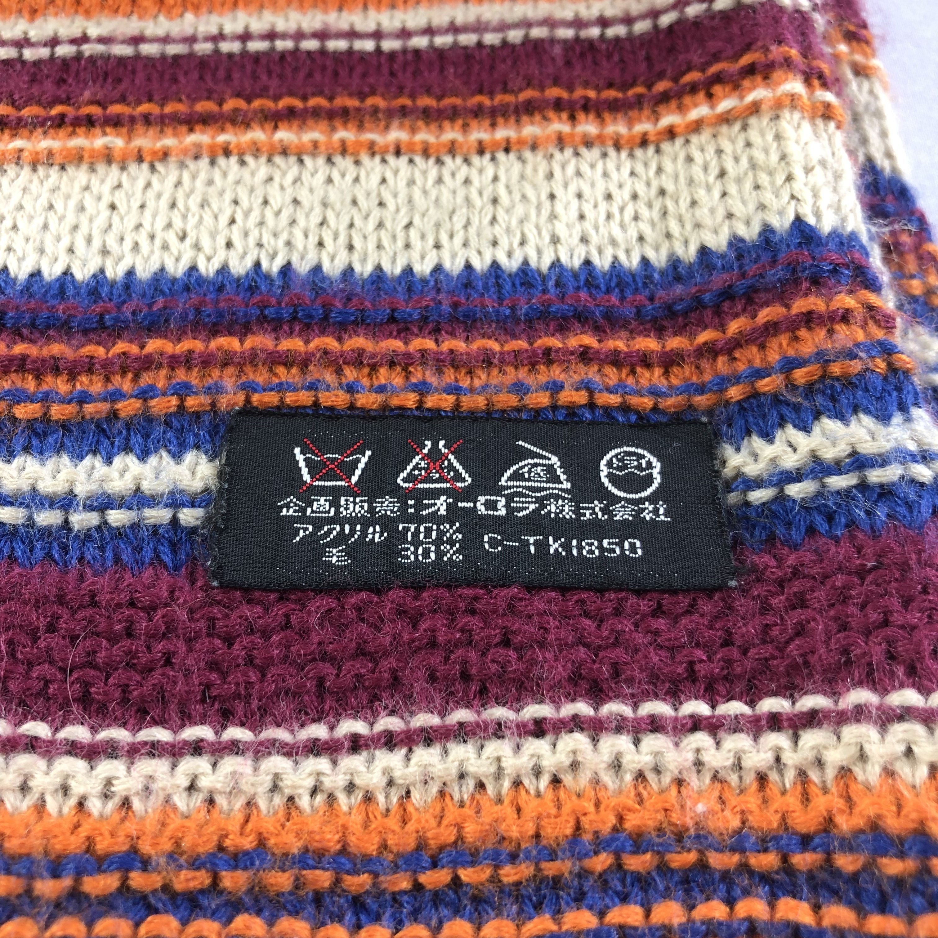 Moschino Moschino Striped Wool Scarf Muffler V1535 Size ONE SIZE - 5 Thumbnail