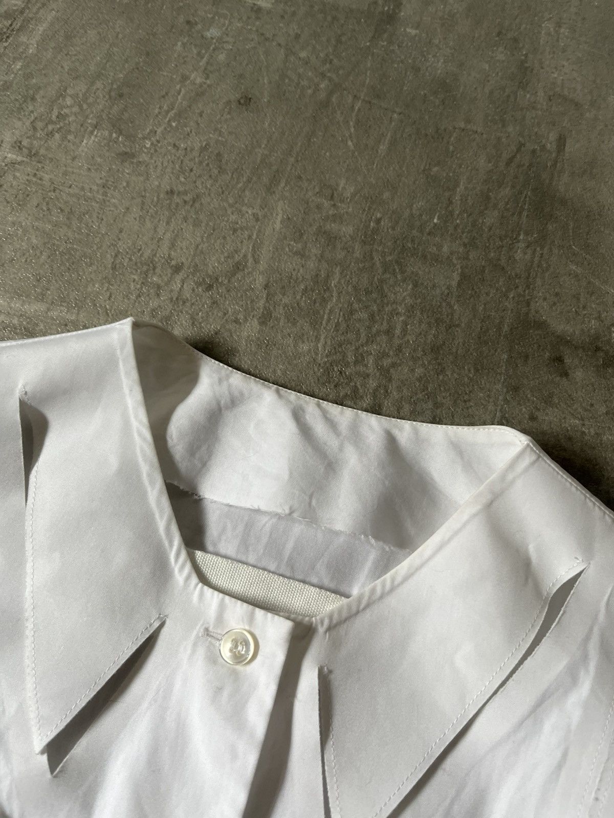 Maison Margiela Maison Margiela S/S 19 white shirt artisanal rare Size US M / EU 48-50 / 2 - 9 Thumbnail