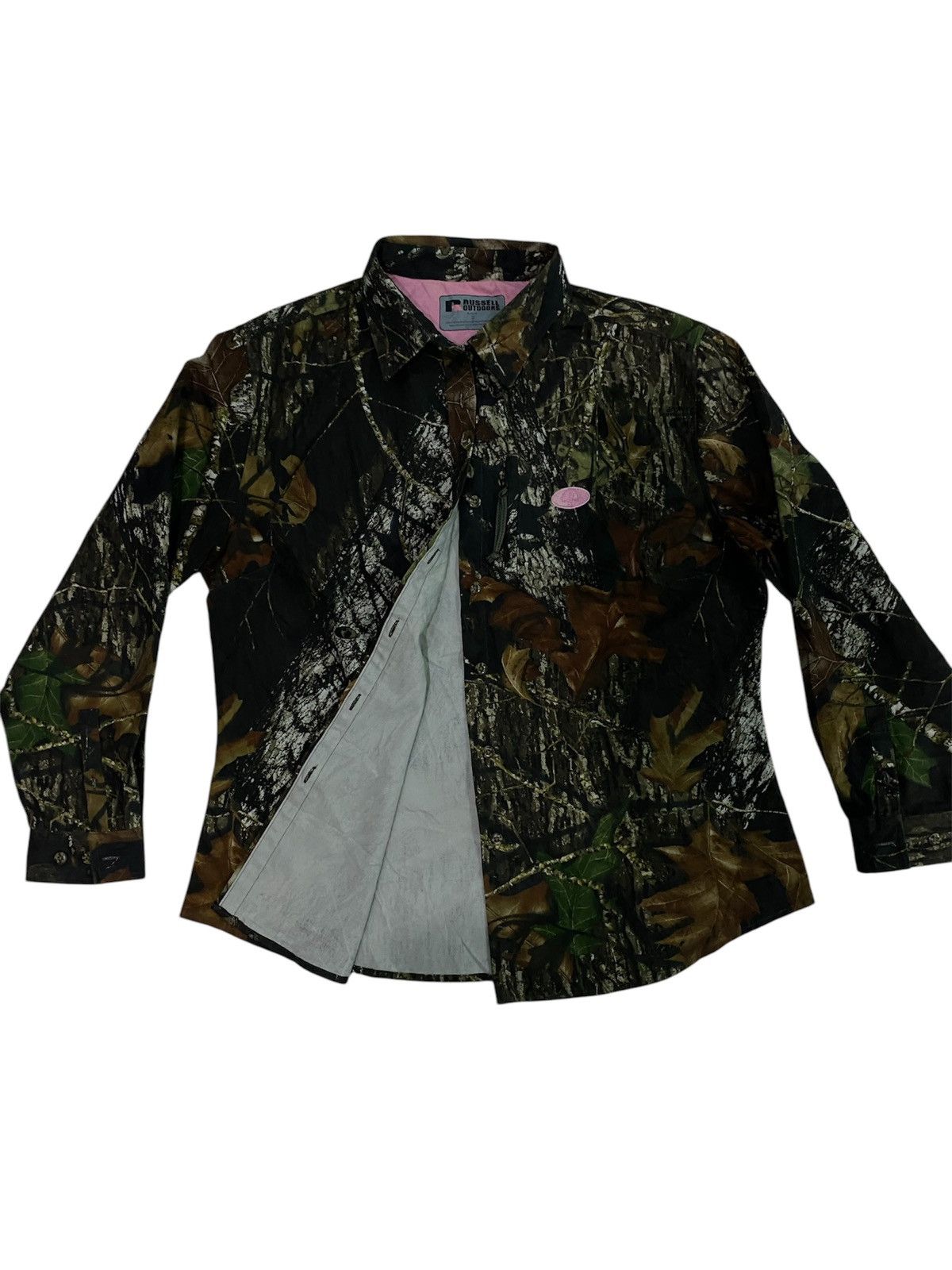 Mossy Oaks × Realtree × Russell Athletic VINTAGE Mossy Oaks X Russell Real tree Long sleeve camo Size XL / US 12-14 / IT 48-50 - 1 Thumbnail