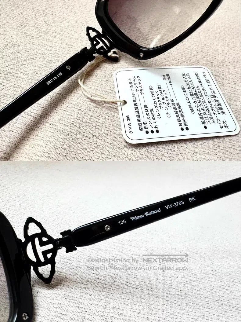 Vivienne Westwood Vivienne Westwood Large Saturn sunglasses Size ONE SIZE - 4 Thumbnail