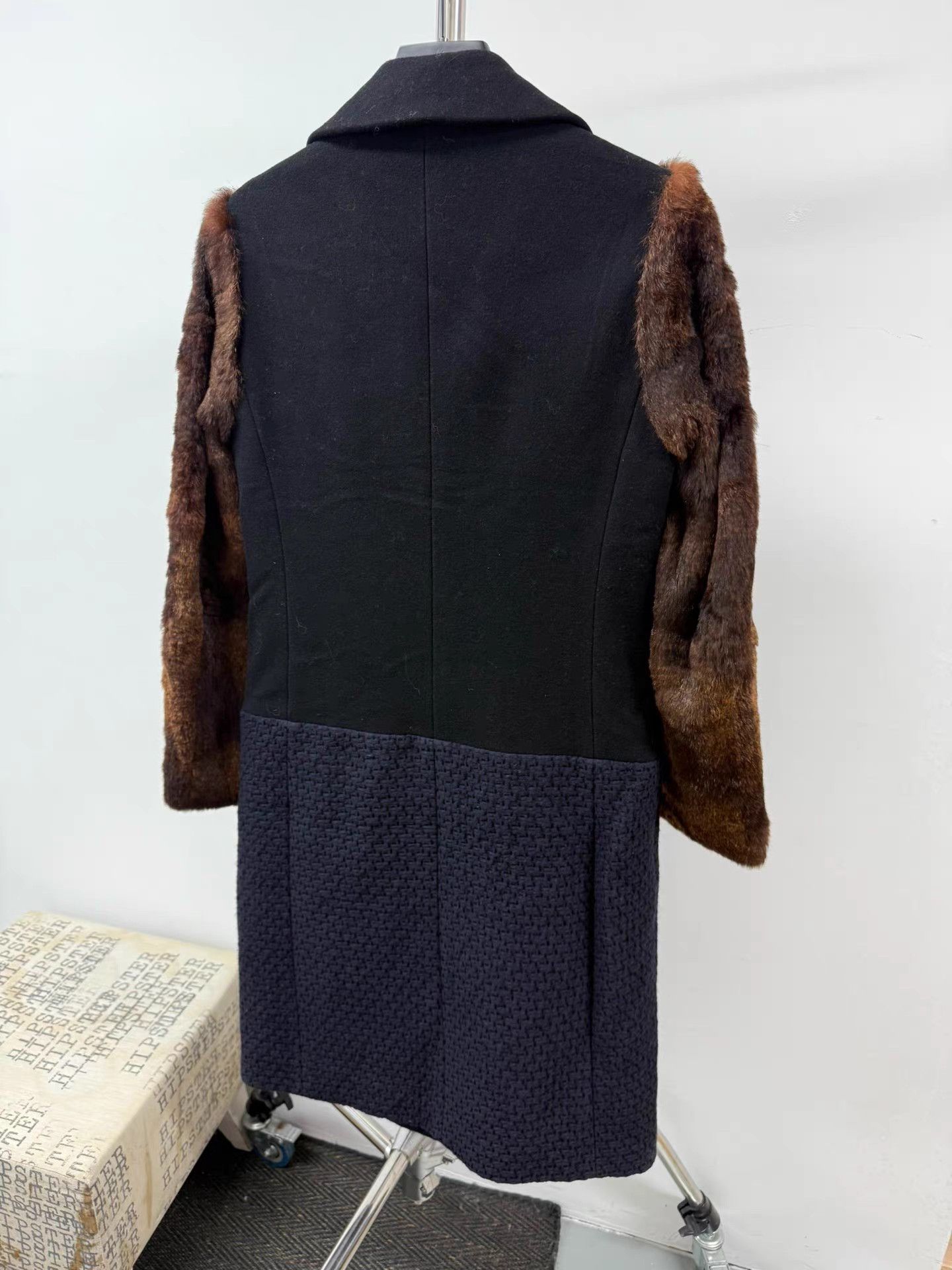 Dries Van Noten Dries van noten Rabbit Fur Paneled Coat K20 Size XS / US 0-2 / IT 36-38 - 7 Thumbnail