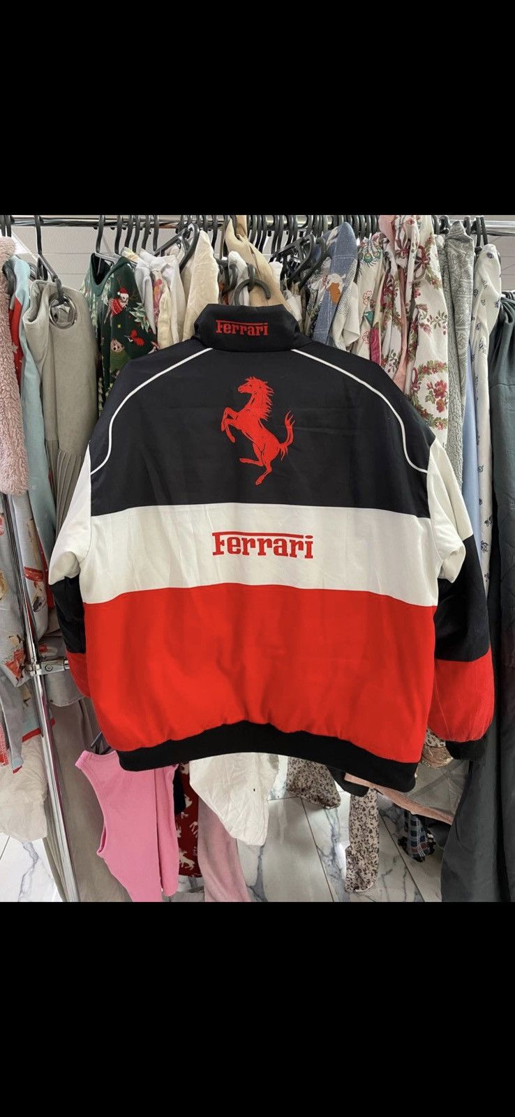 Vintage Vintage Racing Ferrari jacket big logo size L Size US L / EU 52-54 / 3 - 4 Thumbnail