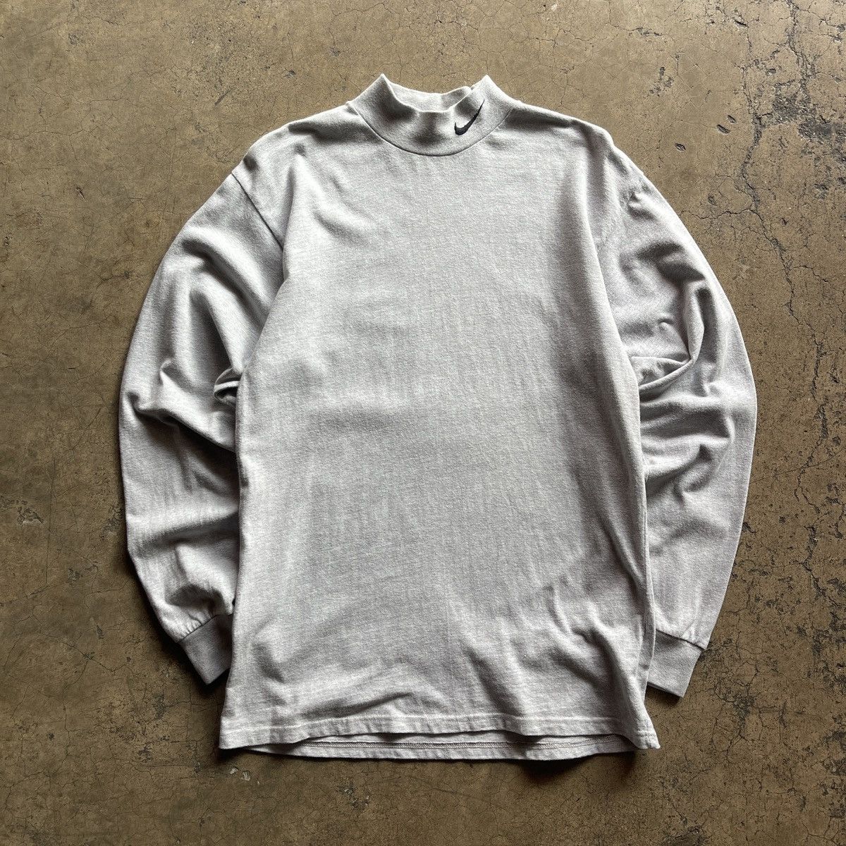 Nike × Vintage Vintage Nike Swoosh Mock Neck Size US S / EU 44-46 / 1 - 2 Thumbnail