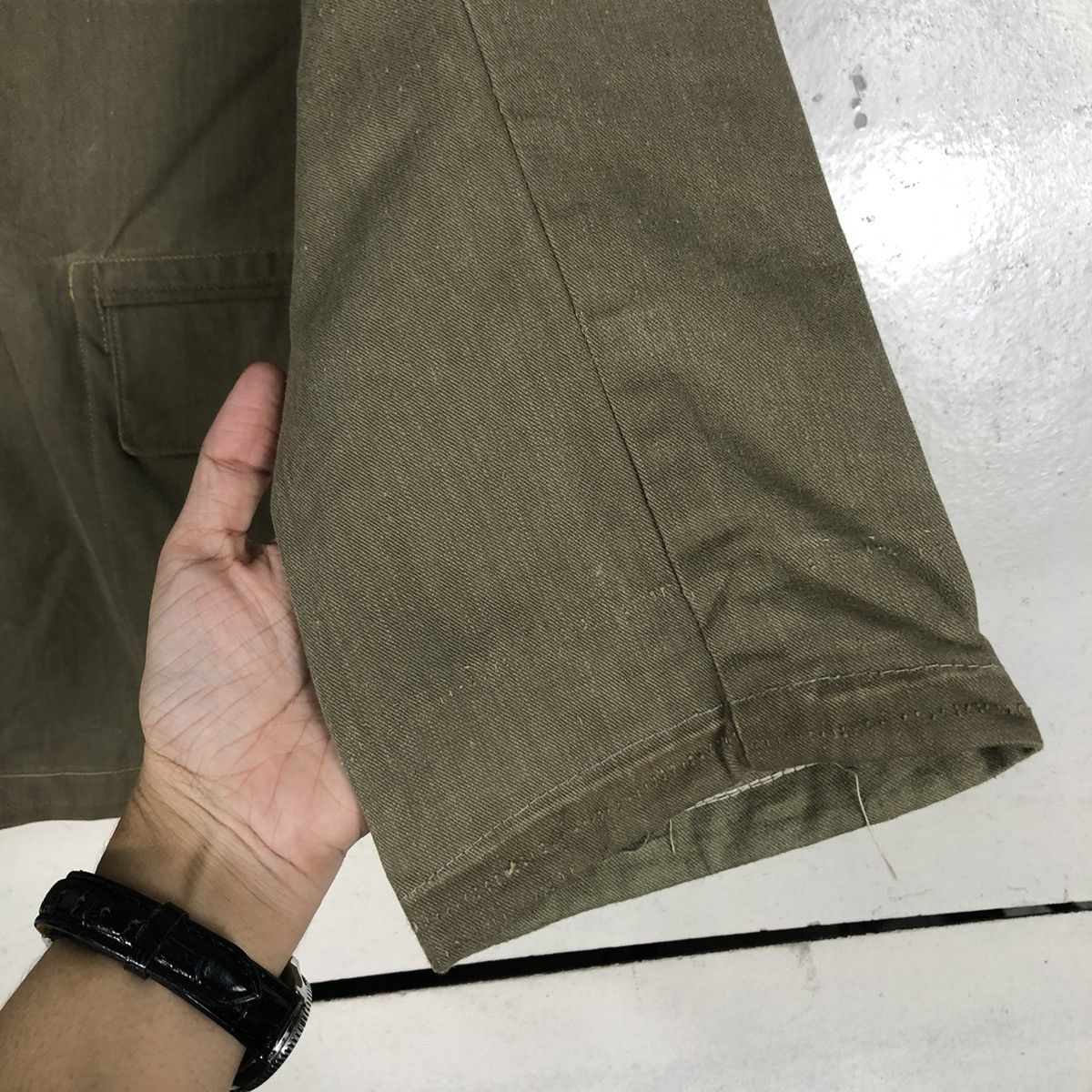 Vintage 🔥TRUE VINTAGE 60’s MILITARY CHORE WORK BUTTON Size US S / EU 44-46 / 1 - 15 Thumbnail