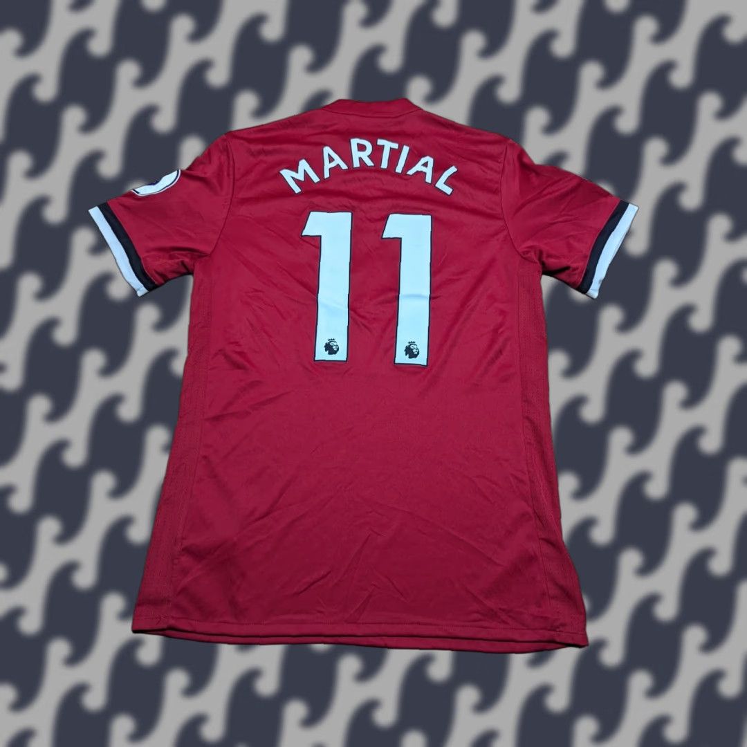 Adidas Adidas Manchester United 2017-2018 Jersey Football Size S Red Mens Shirt Short Sleeve Pullover 100% Polyester Athletic Quick Dry Home Size US S / EU 44-46 / 1 - 1 Thumbnail