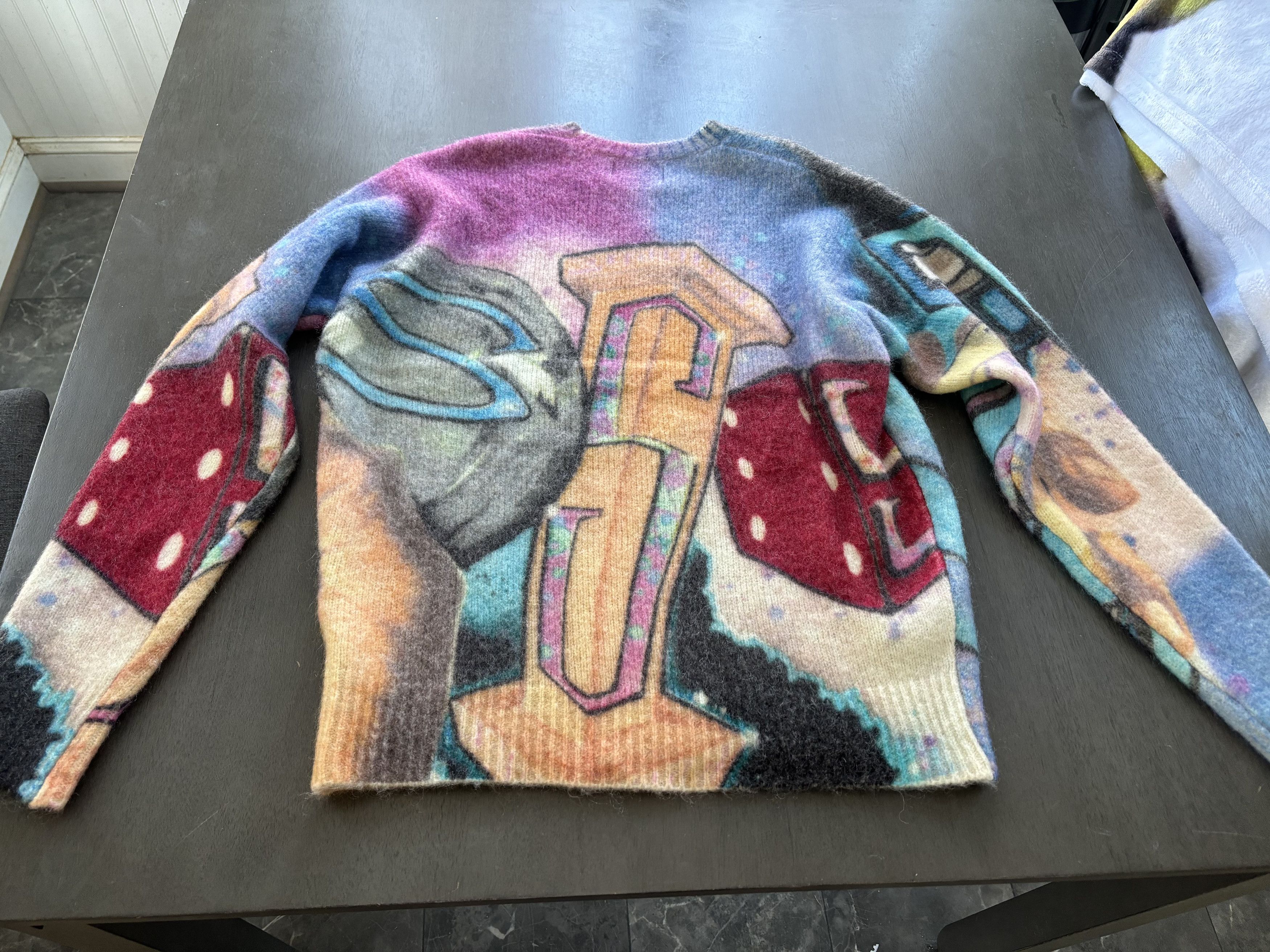 Stussy Stussy x Goldie Mohair Sweater Size Medium Size US M / EU 48-50 / 2 - 2 Thumbnail