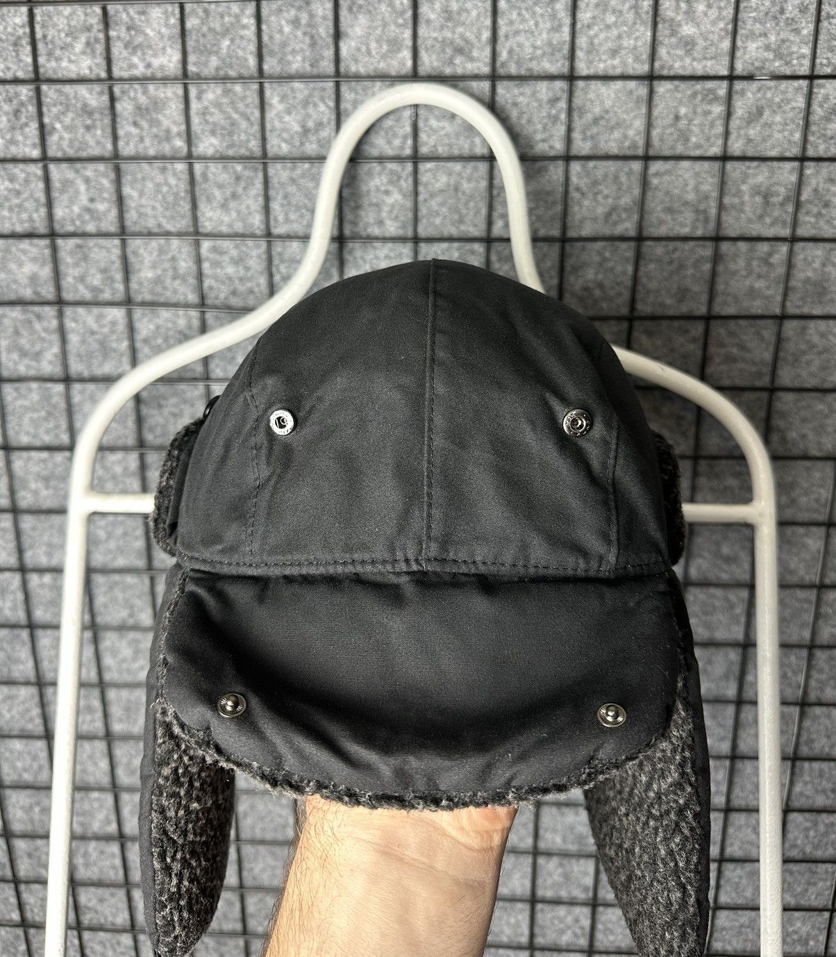 Barbour Barbour Outdoor Waxed Cotton Trapper Hat Size L Size ONE SIZE - 9 Thumbnail