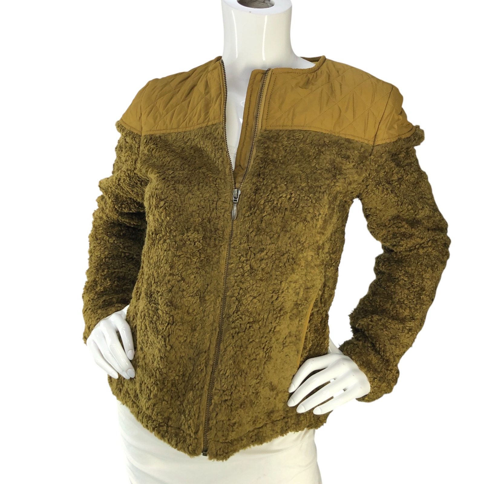 Prana Prana Size S Jacket Good Lux Mixed Media Quilted Sherpa Size S / US 4 / IT 40 - 1 Thumbnail