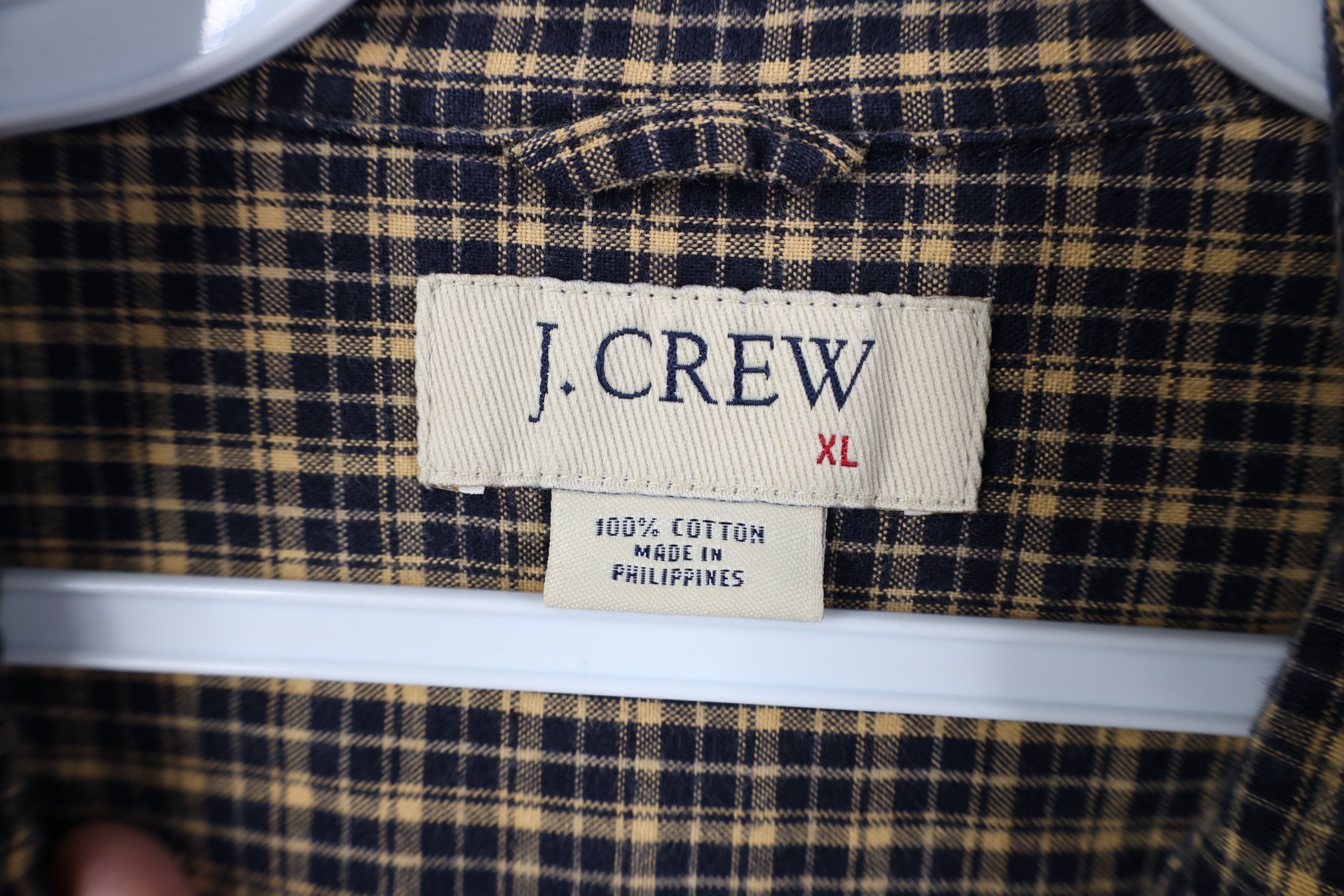 J.Crew Vintage 90s Y2K J Crew Collared Button Down Shirt Plaid Size US XL / EU 56 / 4 - 6 Thumbnail