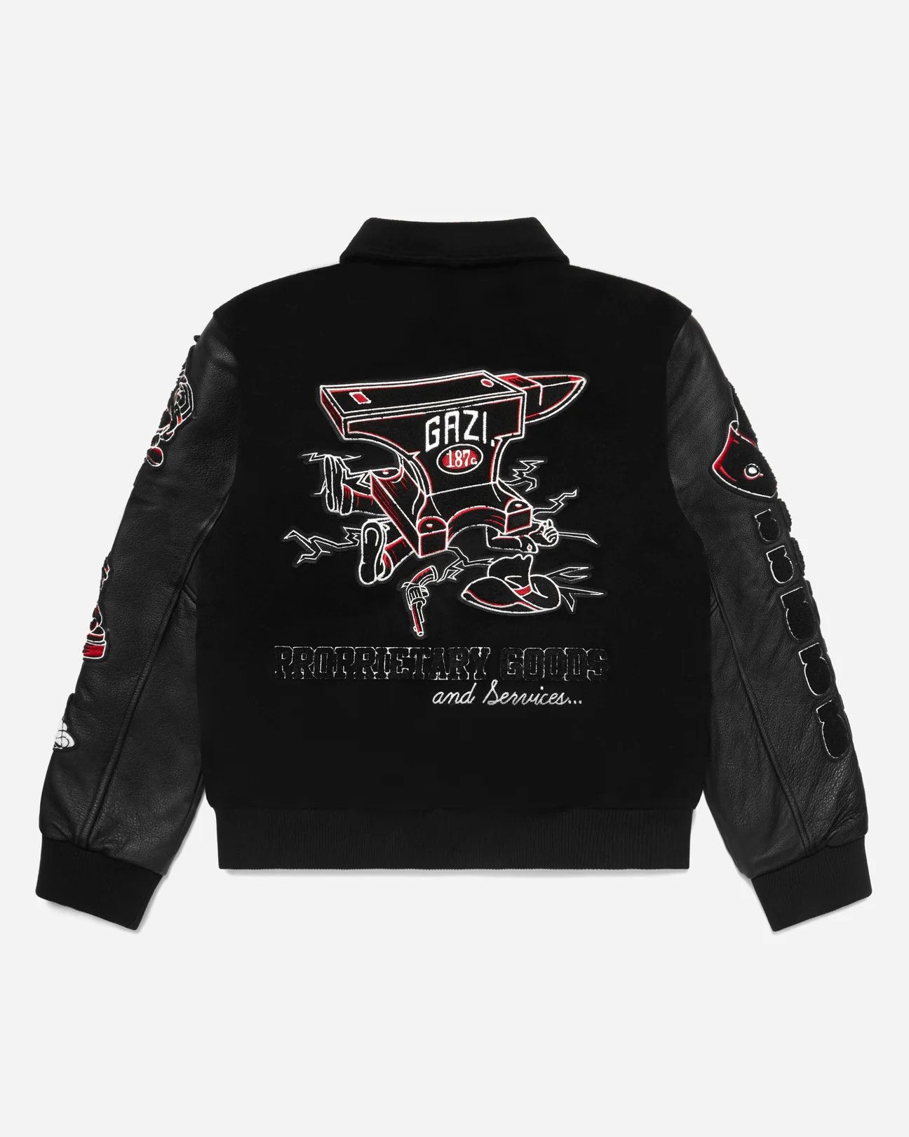 Fugazi Peacemaker Reversible Varsity Jacket Size US XL / EU 56 / 4 - 2 Thumbnail