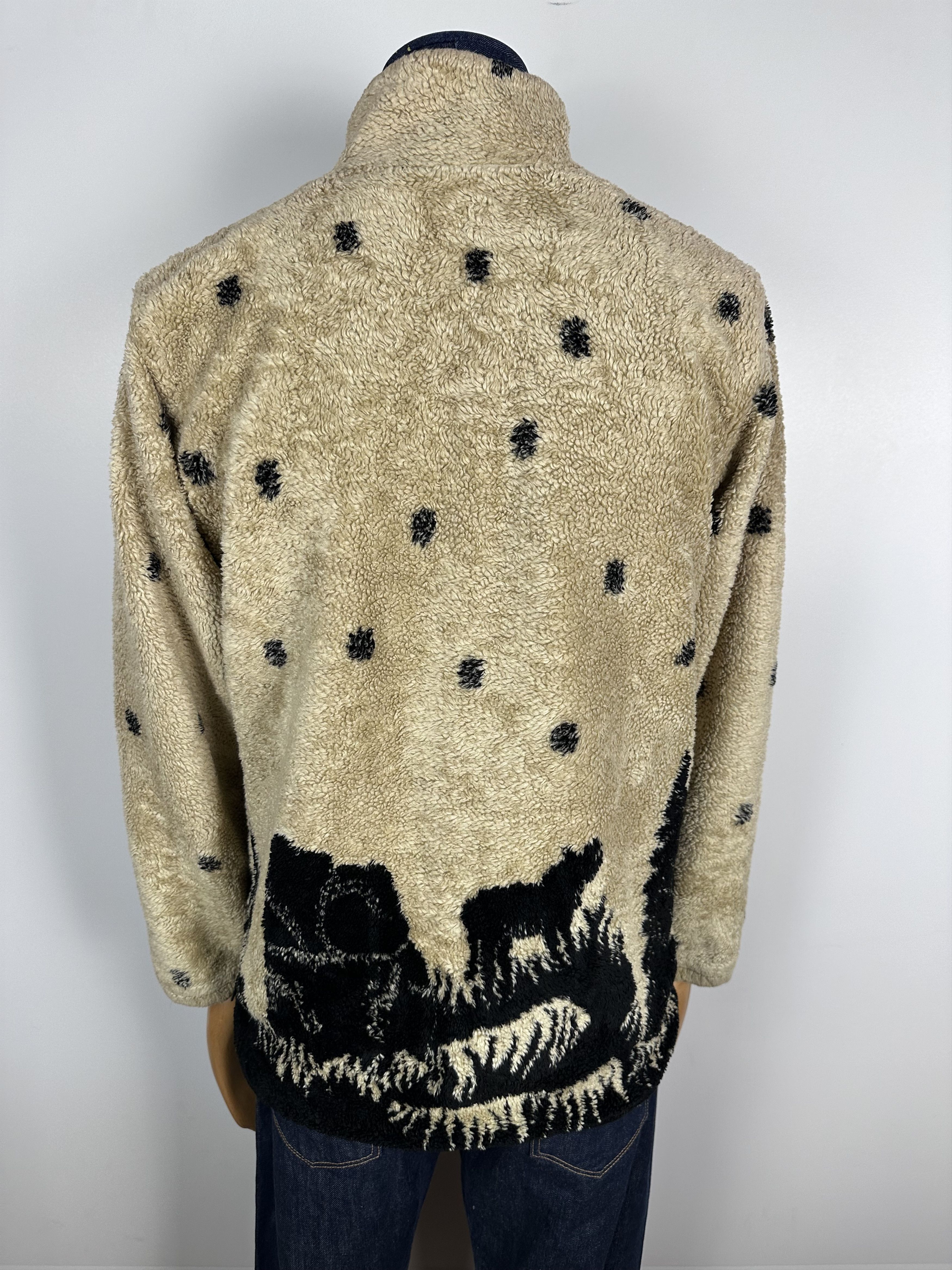 Vintage Vintage Wolf Forest Fleece Jacket Nature Print Mens Size M Size US M / EU 48-50 / 2 - 6 Thumbnail