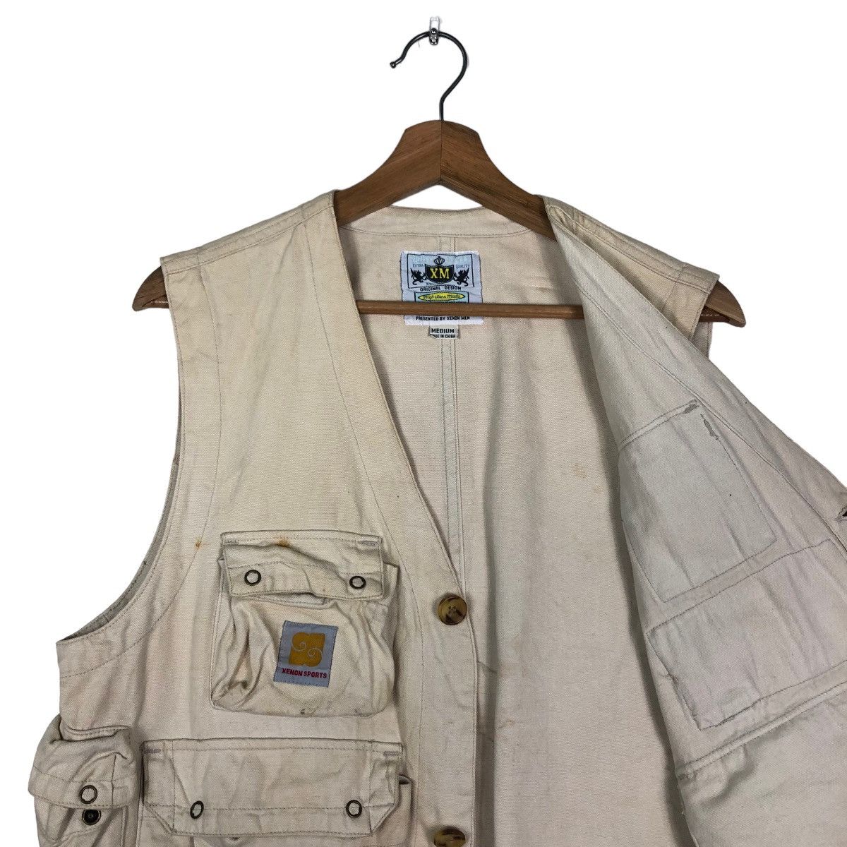 Japanese Brand × Vintage 📌VINTAGE VEST UTILITY MULTI POCKET WORK XENON SPORT Size US M / EU 48-50 / 2 - 12 Thumbnail