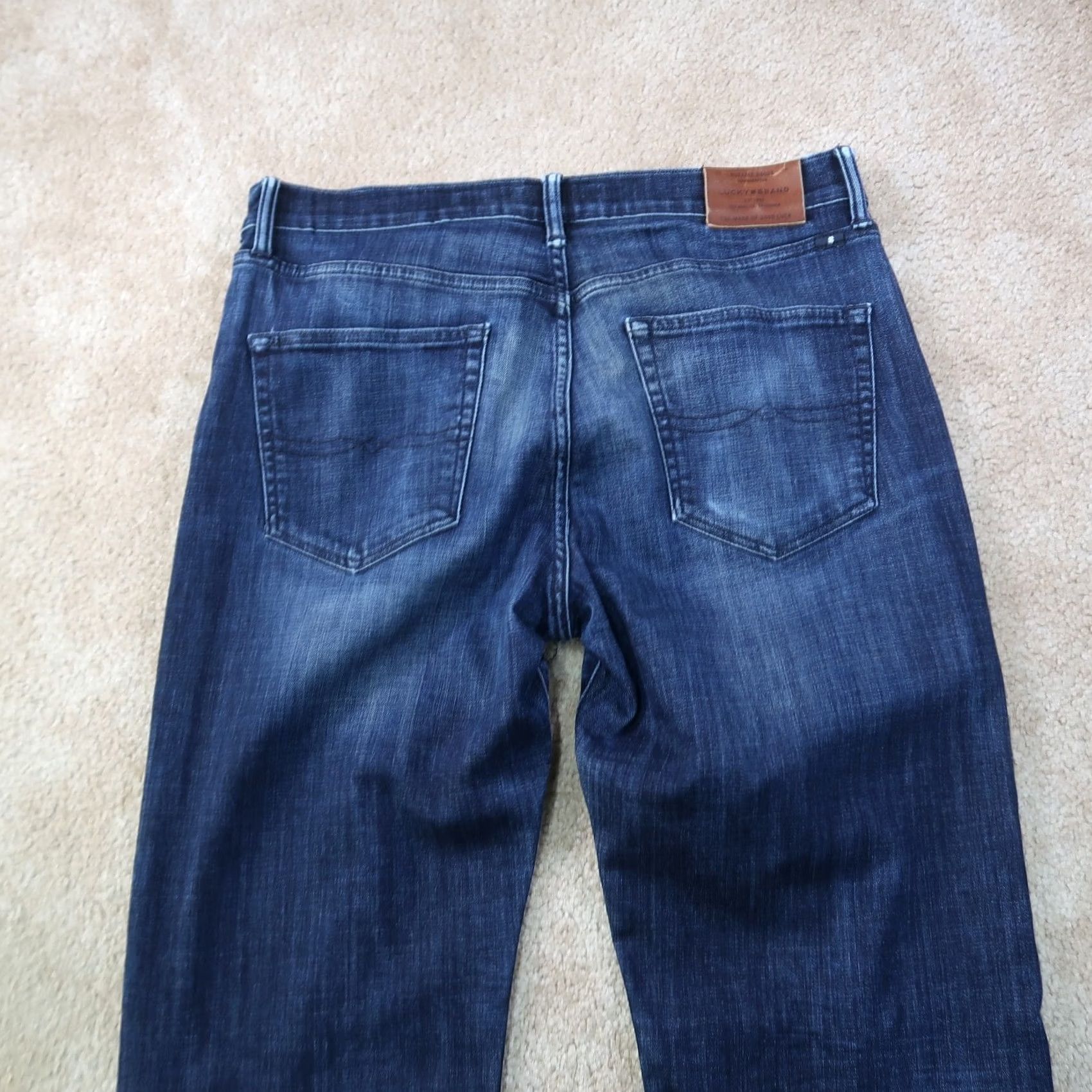 Lucky Brand Lucky Brand 363 Jeans Men 34x34 Denim Blue Straight 5-Pocket Zip Classic Inseam 34 Vintage: No? Size US 34 / EU 50 - 7 Thumbnail