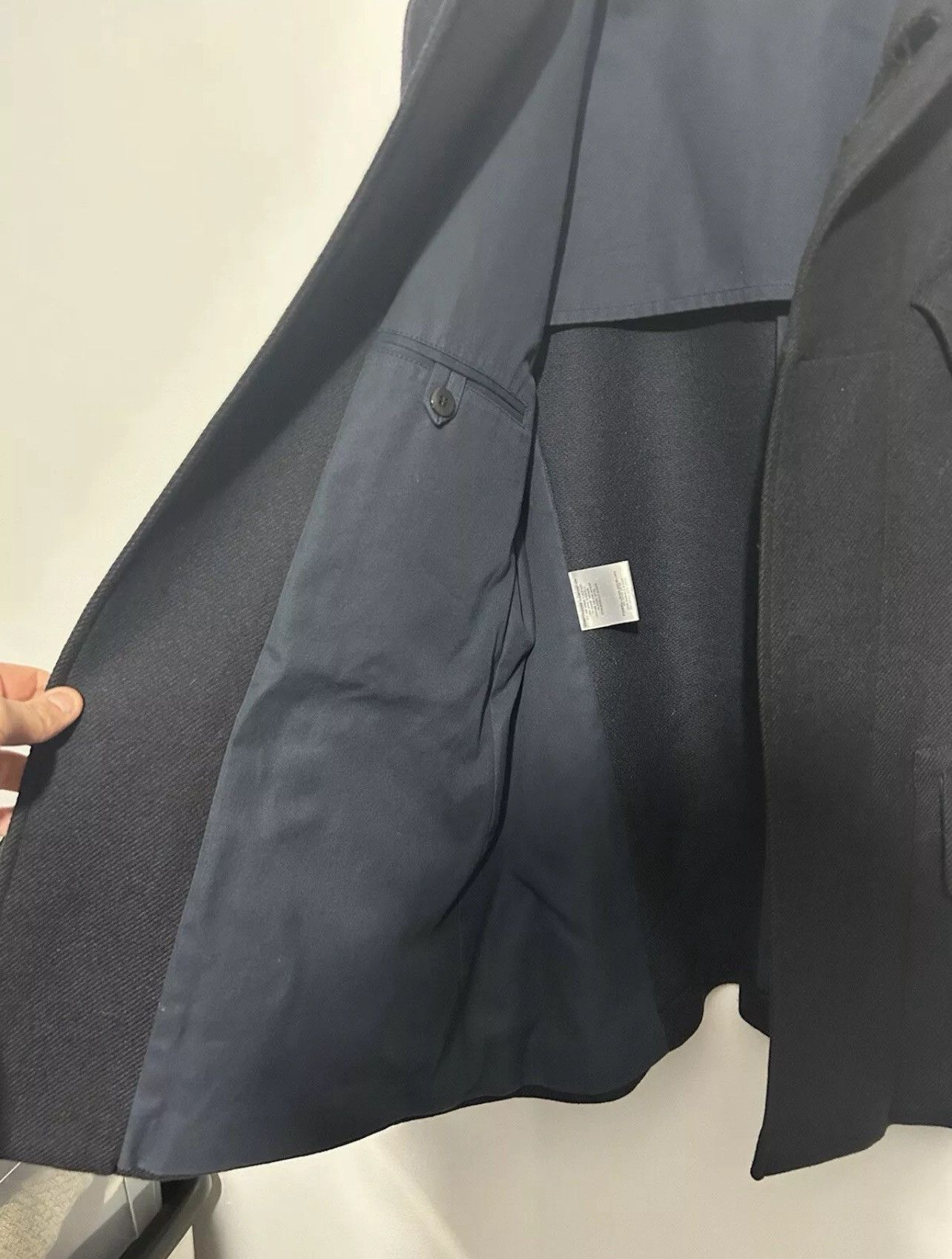 Alexander McQueen Alexander McQueen Dark Navy Double Breasted Coat Size EU 54 Size US L / EU 52-54 / 3 - 5 Thumbnail