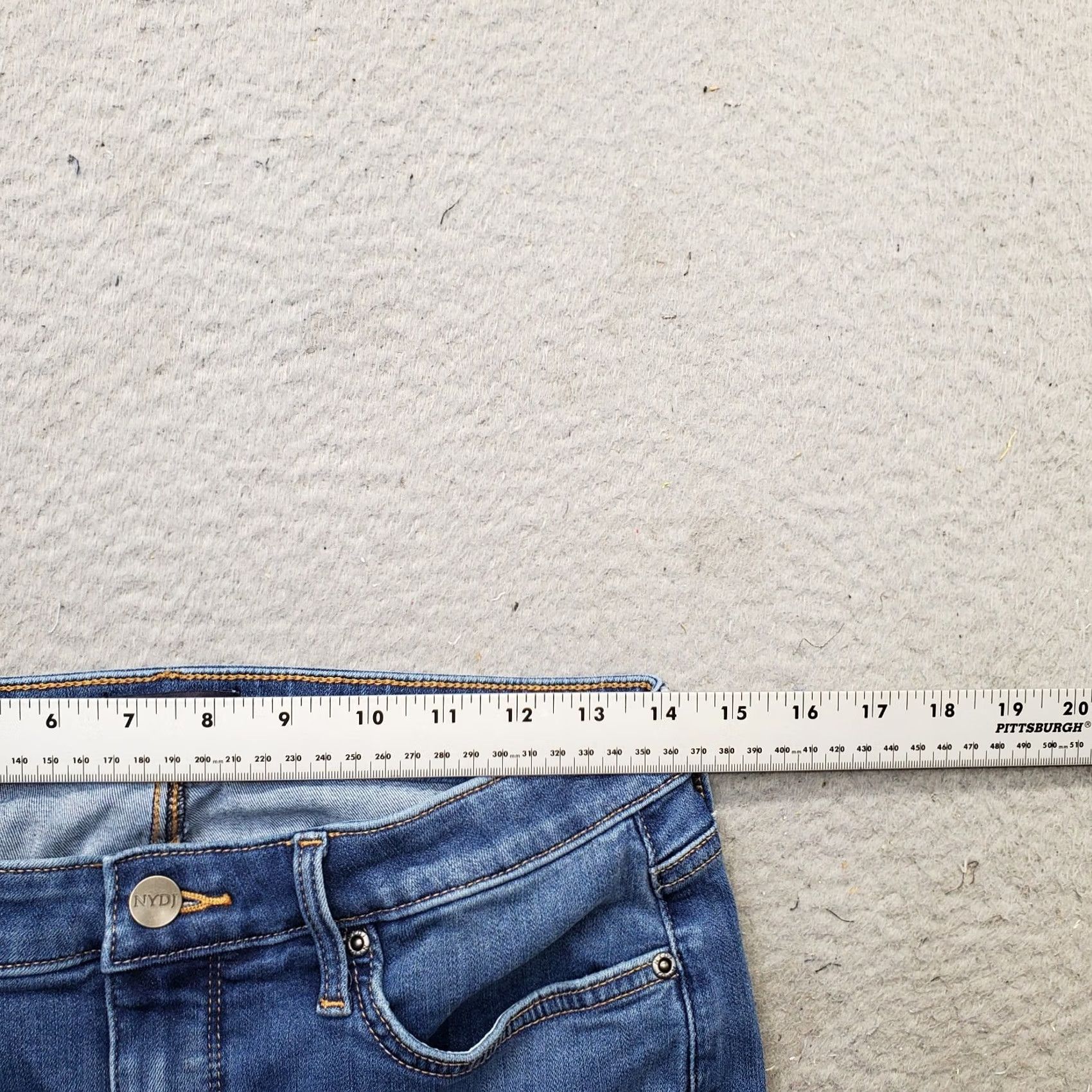 NYDJ NYDJ AMI Skinny Jeans Womens 8 Blue Denim Medium Wash 5-Pocket 28" Waist 28.75" Inseam Womens Size 8 NYDJ AMI Skinny Jeans Blue Denim 5-Pocket Mens? Size 30" / US 8 / IT 44 - 6 Thumbnail