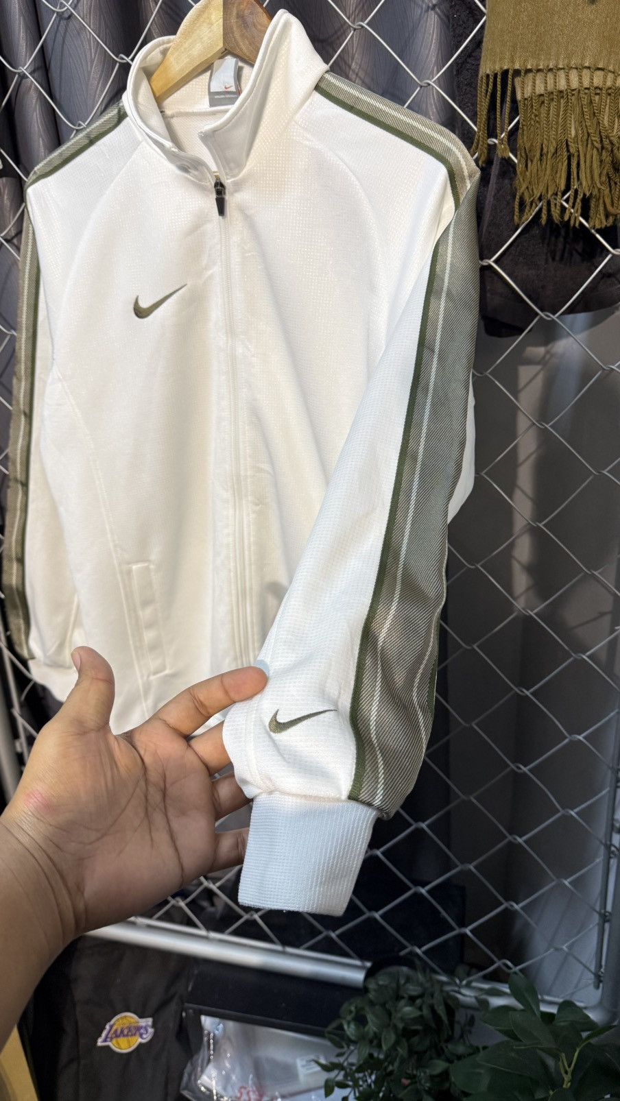 Nike Y2K NIKE TRACKTOP JACKET WHITE Size US M / EU 48-50 / 2 - 3 Thumbnail