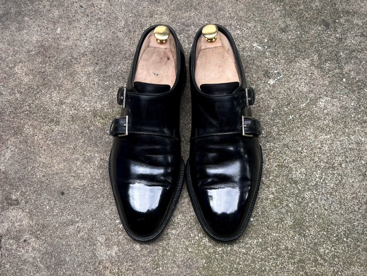 John Lobb John Lobb "Naseby" Double Monk Strap Size US 8 / EU 41 - 2 Thumbnail