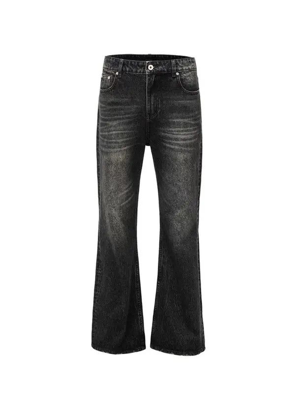 Japanese Brand VIBE Vintage wash ripple textured design baggy jeans Size US 30 / EU 46 - 2 Thumbnail